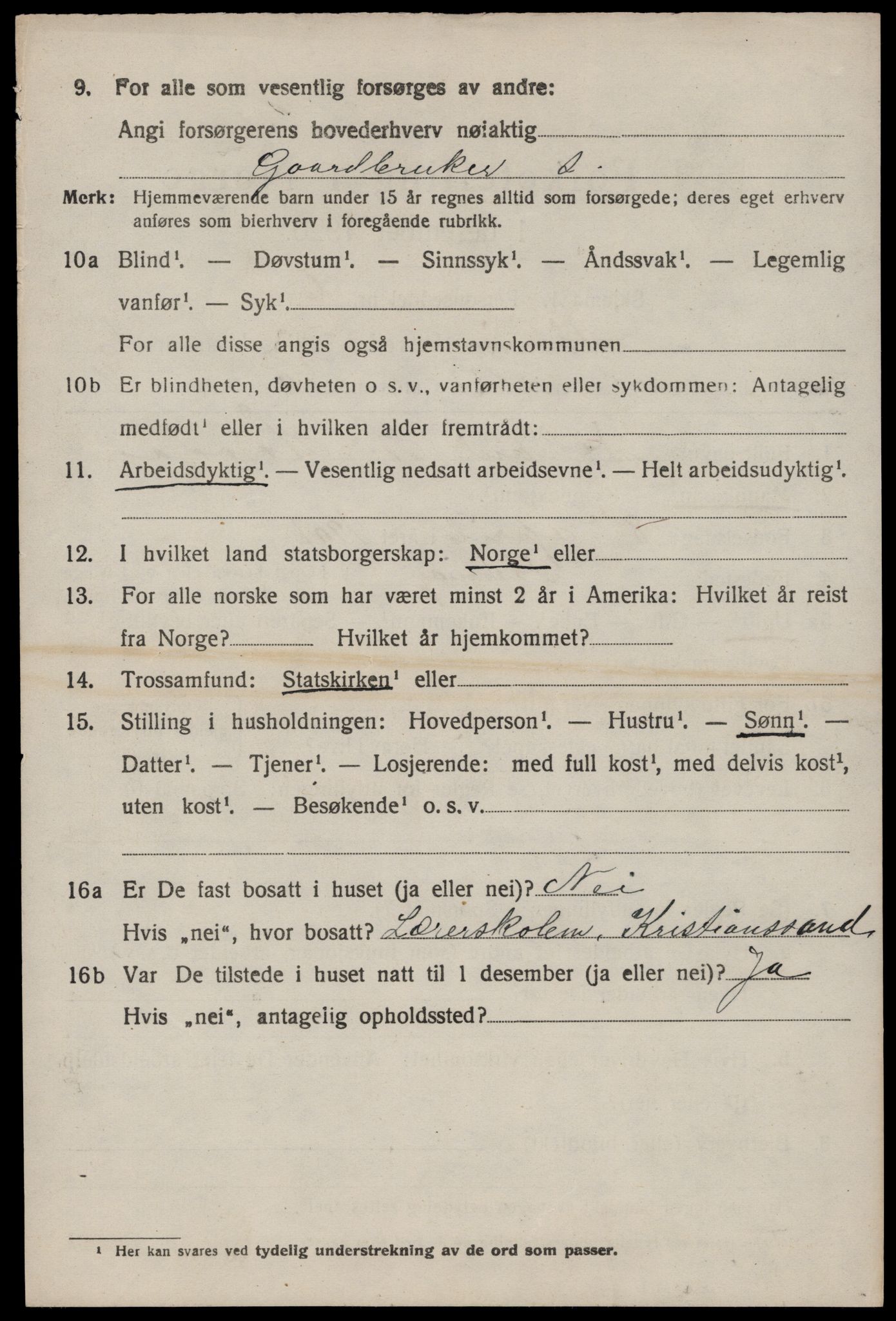 SAST, 1920 census for Finnøy, 1920, p. 3523