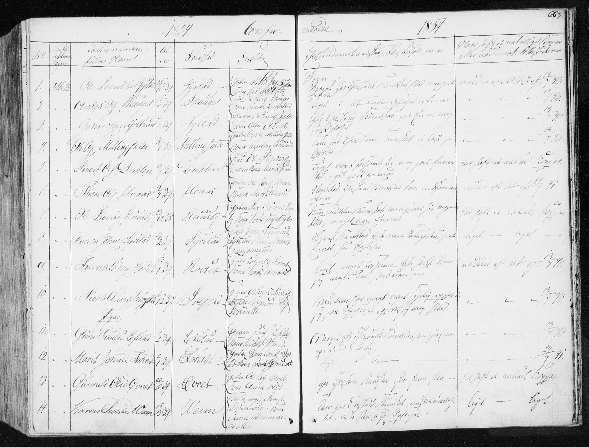 Ministerialprotokoller, klokkerbøker og fødselsregistre - Sør-Trøndelag, SAT/A-1456/665/L0771: Parish register (official) no. 665A06, 1830-1856, p. 663