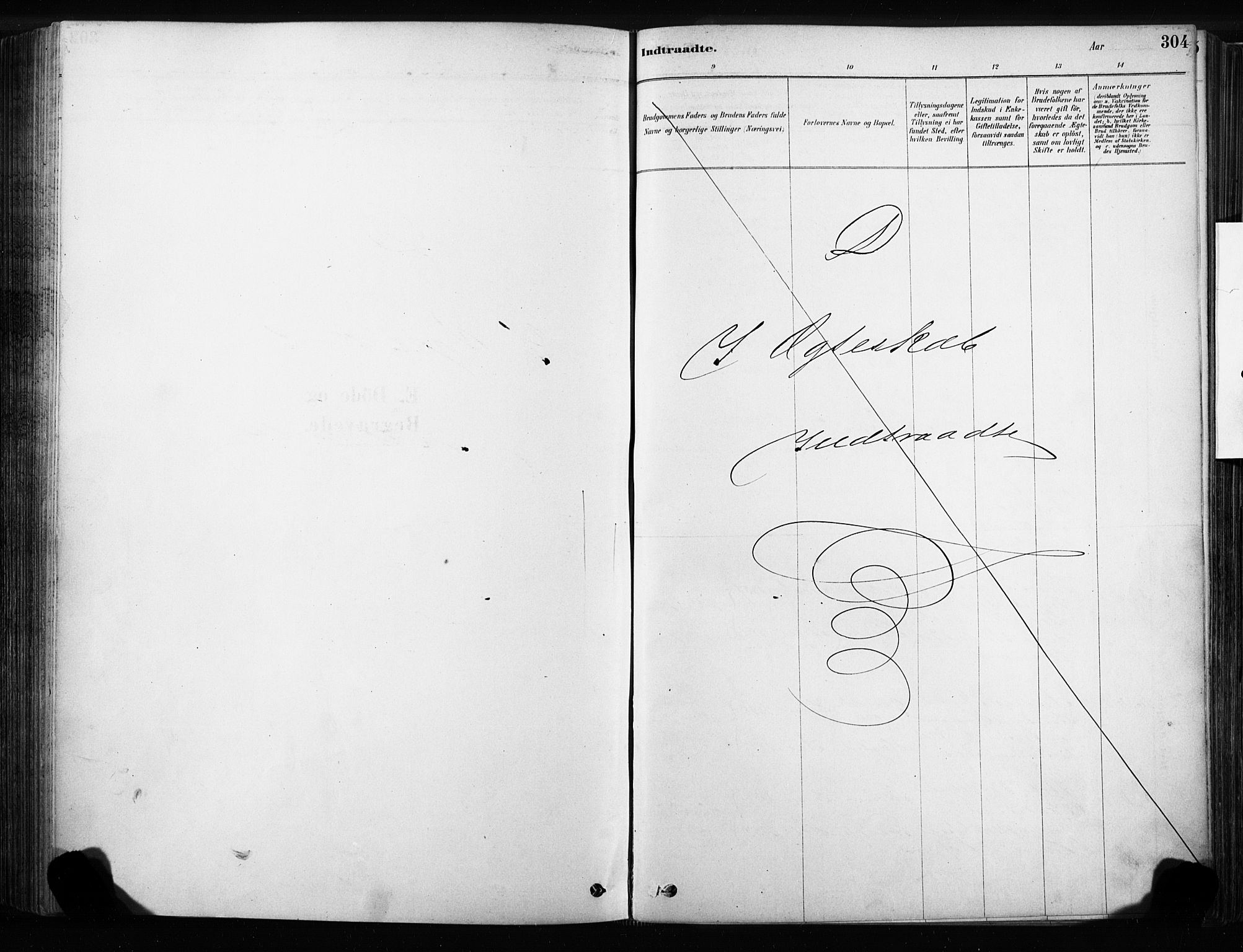 Sandsvær kirkebøker, SAKO/A-244/F/Fb/L0001: Parish register (official) no. II 1, 1878-1906, p. 304