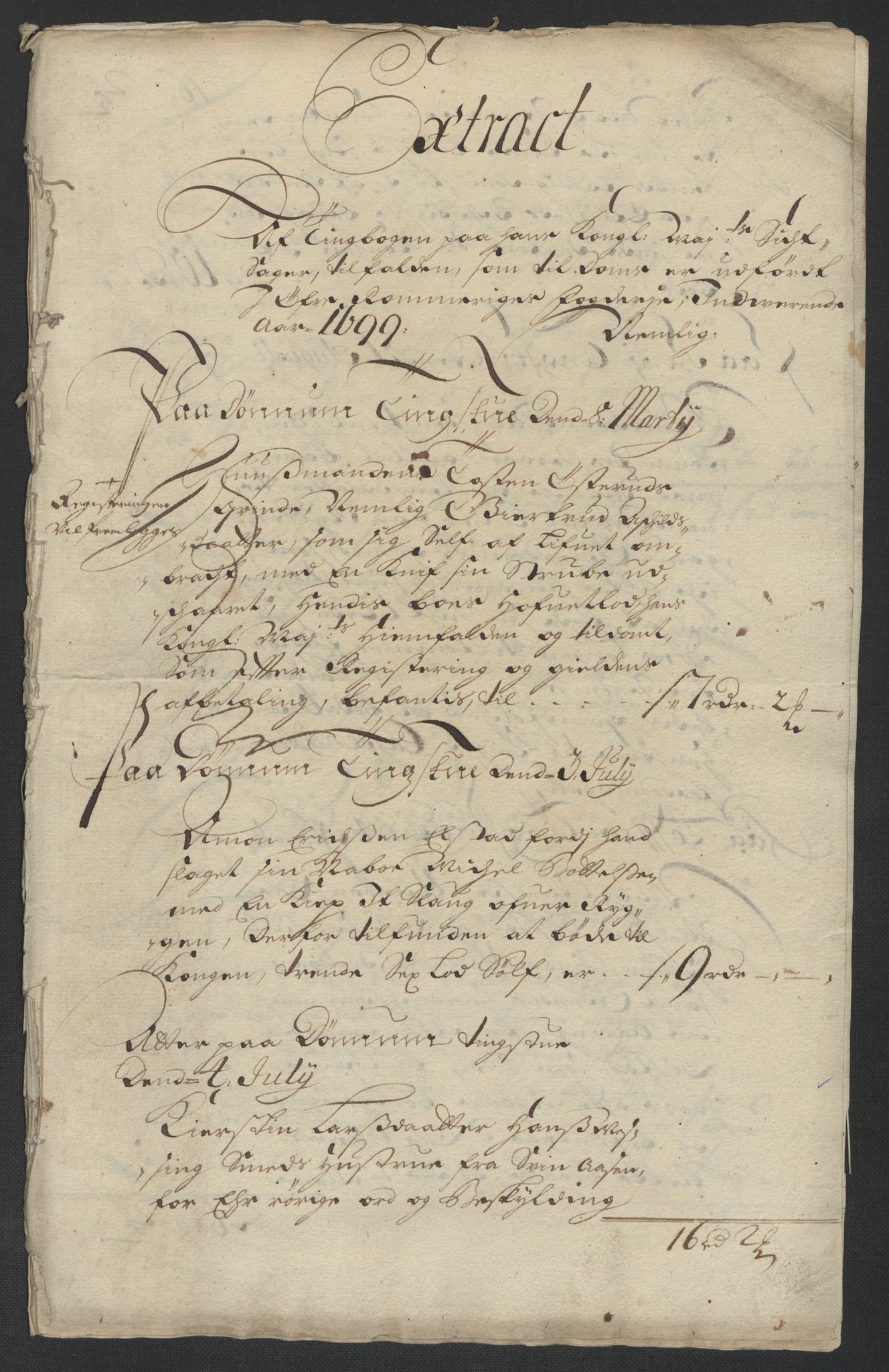 Rentekammeret inntil 1814, Reviderte regnskaper, Fogderegnskap, AV/RA-EA-4092/R12/L0711: Fogderegnskap Øvre Romerike, 1699, p. 63