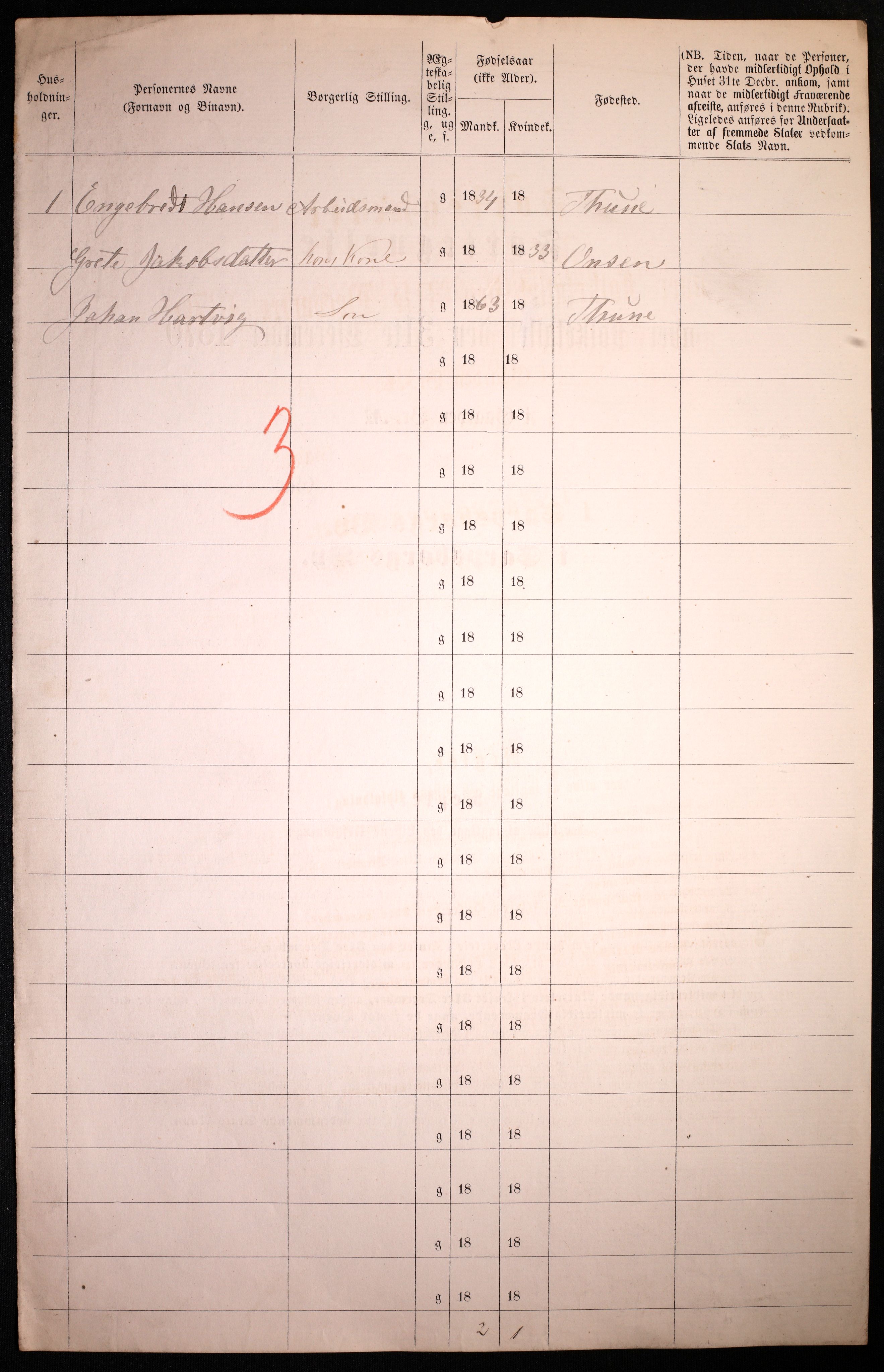 RA, 1870 census for 0102 Sarpsborg, 1870, p. 286