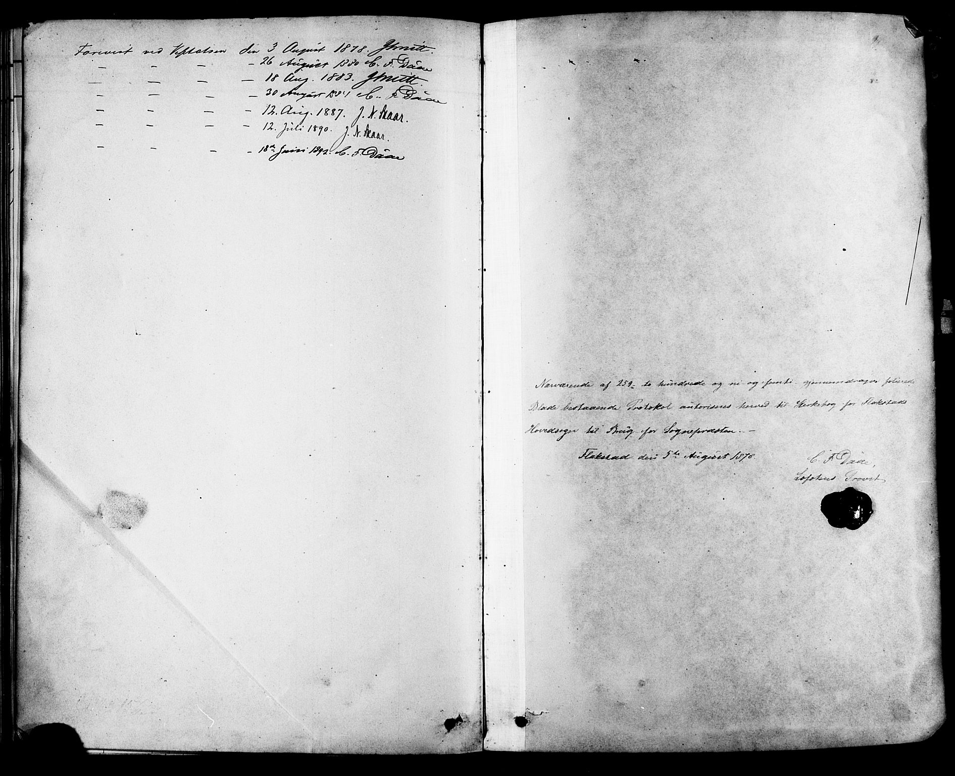 Ministerialprotokoller, klokkerbøker og fødselsregistre - Nordland, SAT/A-1459/885/L1204: Parish register (official) no. 885A05, 1878-1892