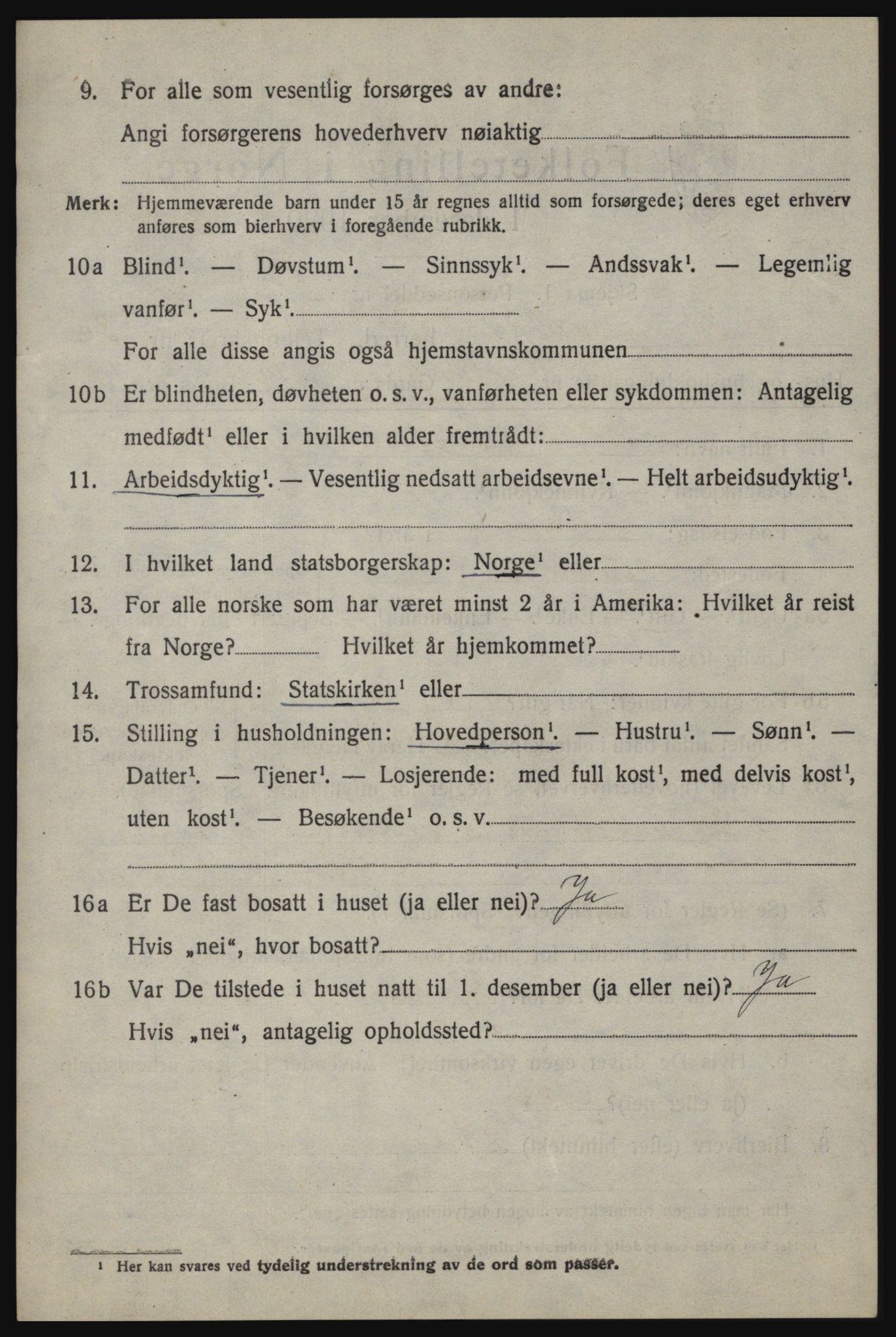 SAO, 1920 census for Berg, 1920, p. 7356