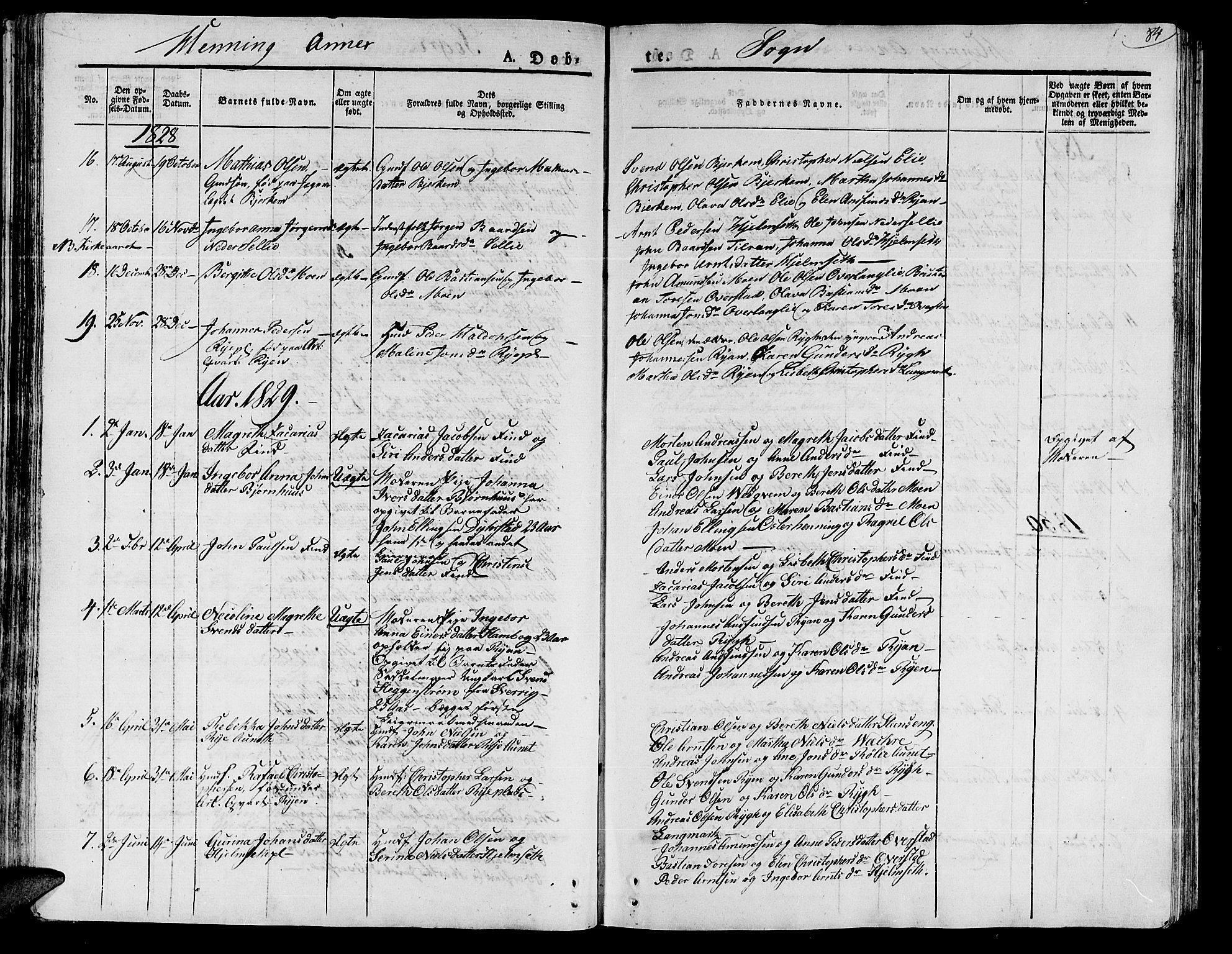 Ministerialprotokoller, klokkerbøker og fødselsregistre - Nord-Trøndelag, SAT/A-1458/735/L0336: Parish register (official) no. 735A05 /3, 1825-1835, p. 84