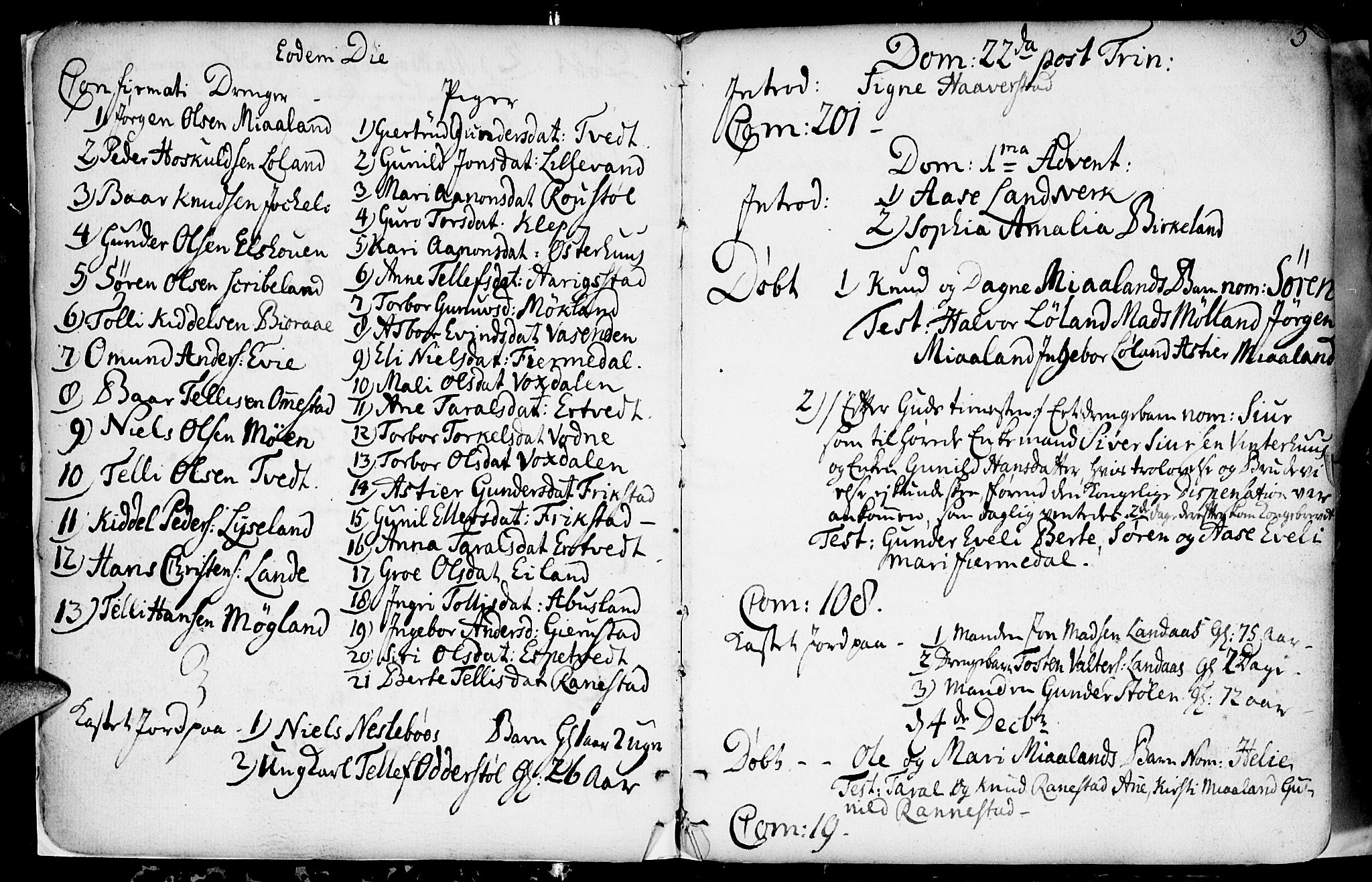 Evje sokneprestkontor, AV/SAK-1111-0008/F/Fa/Fac/L0002: Parish register (official) no. A 2, 1765-1816, p. 5