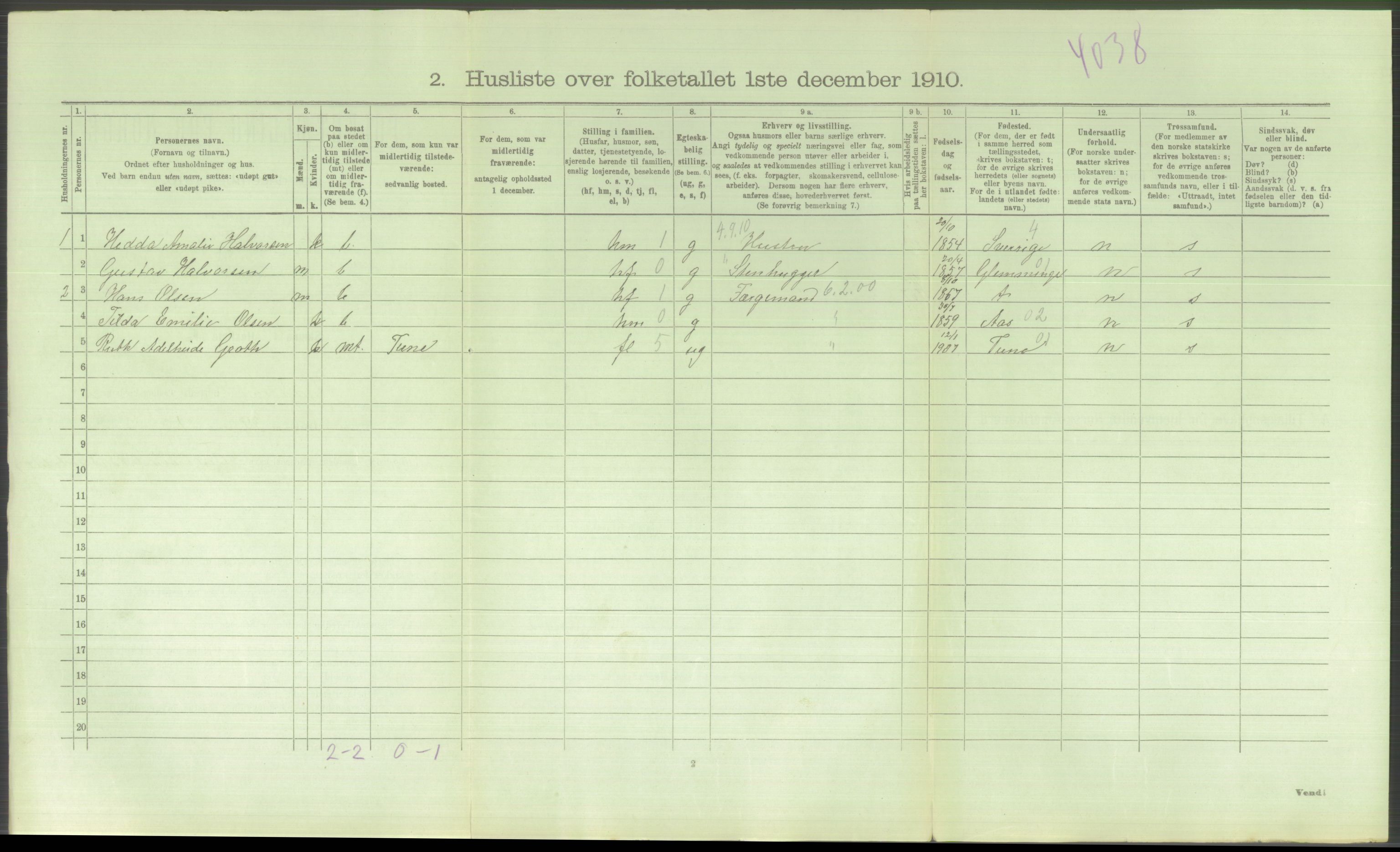 RA, 1910 census for Kråkerøy, 1910, p. 471