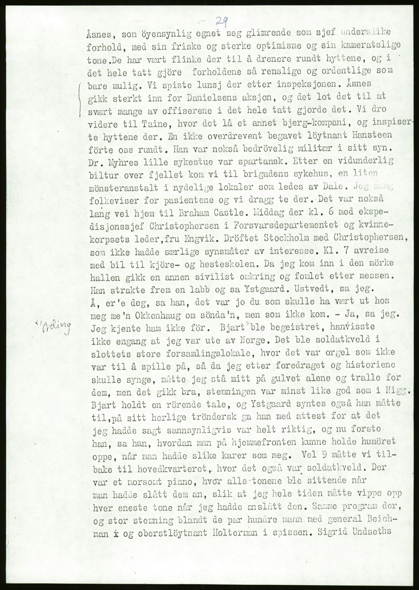 Ustvedt, Hans Jacob / Ustvedt familien, AV/RA-PA-1248/H/L0047/0002: Dagbøker / Londondagboken, 1943, p. 29