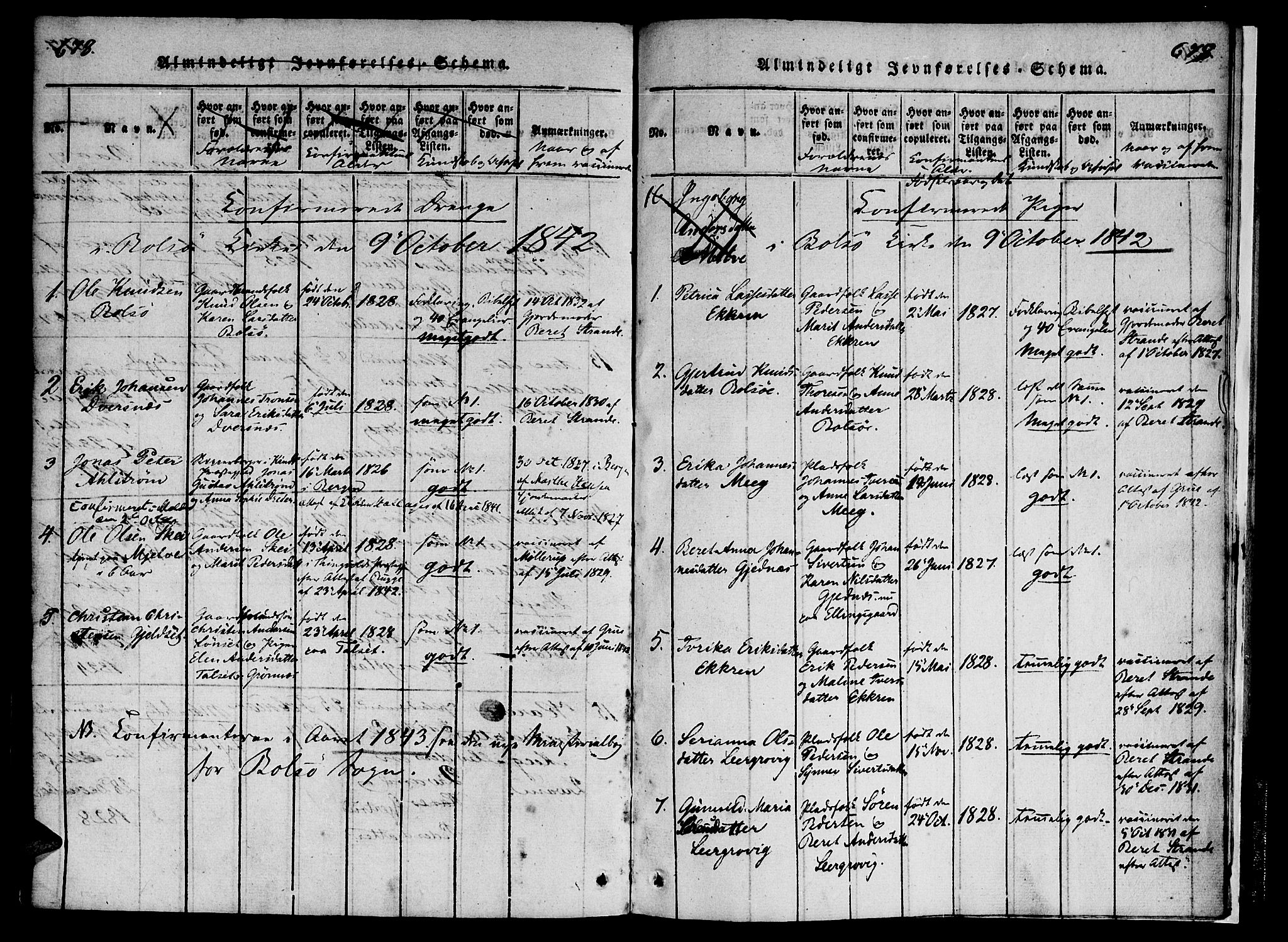 Ministerialprotokoller, klokkerbøker og fødselsregistre - Møre og Romsdal, SAT/A-1454/555/L0652: Parish register (official) no. 555A03, 1817-1843, p. 678-679