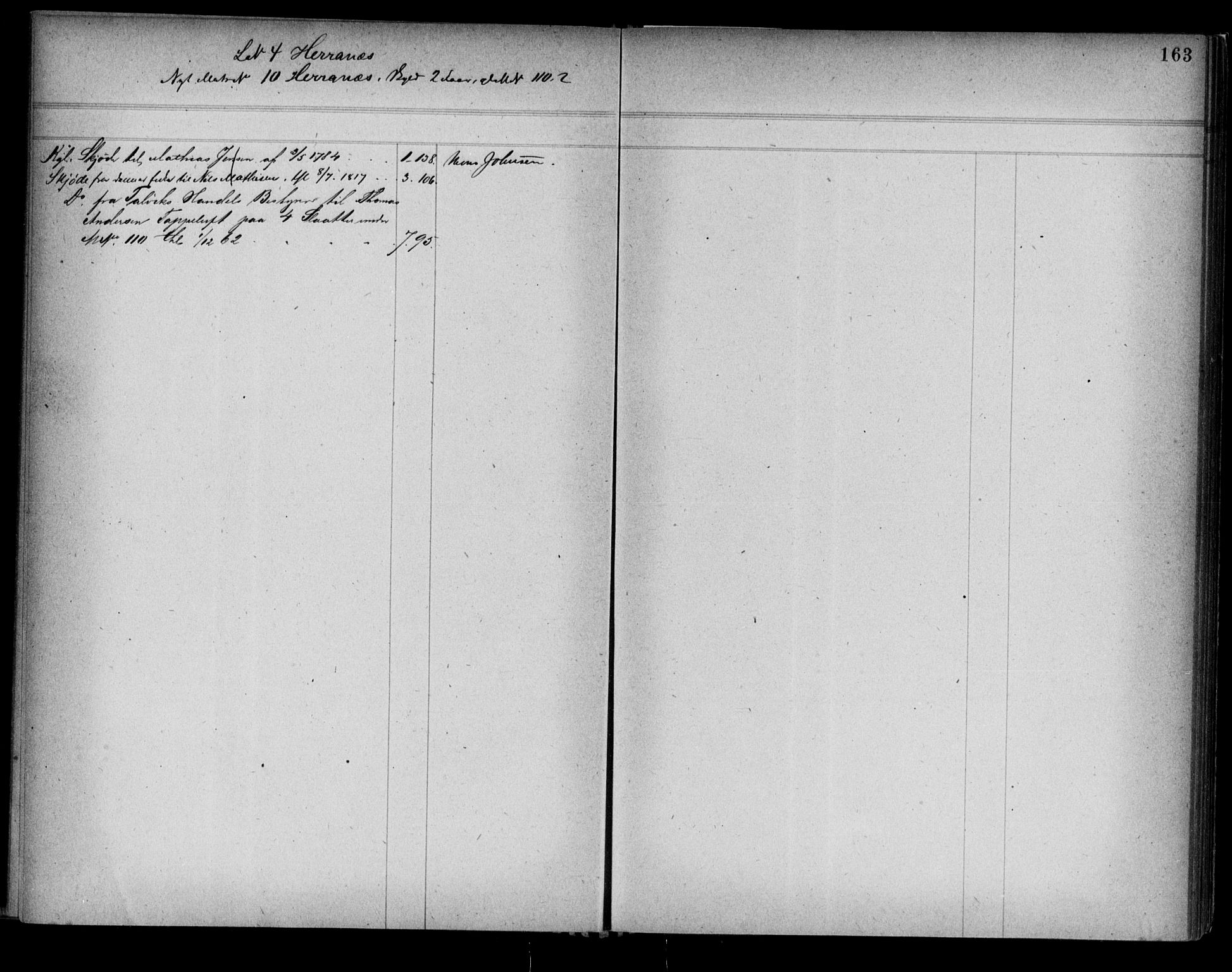 Alta fogderi/sorenskriveri, AV/SATØ-SATØ-5/1/K/Kb/Kba/L0009pantereg: Mortgage register no. 9, 1776, p. 163