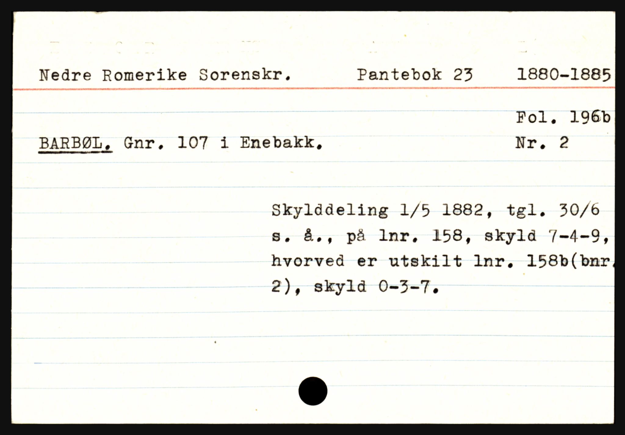Statsarkivet i Oslo, AV/SAO-A-10621/Z/Zb/L0009: Enebakk (Auen - Årsrud), Feiring (Almelien - Torgunrød), Fet m/ Rælingen (Auten - Garder), p. 37