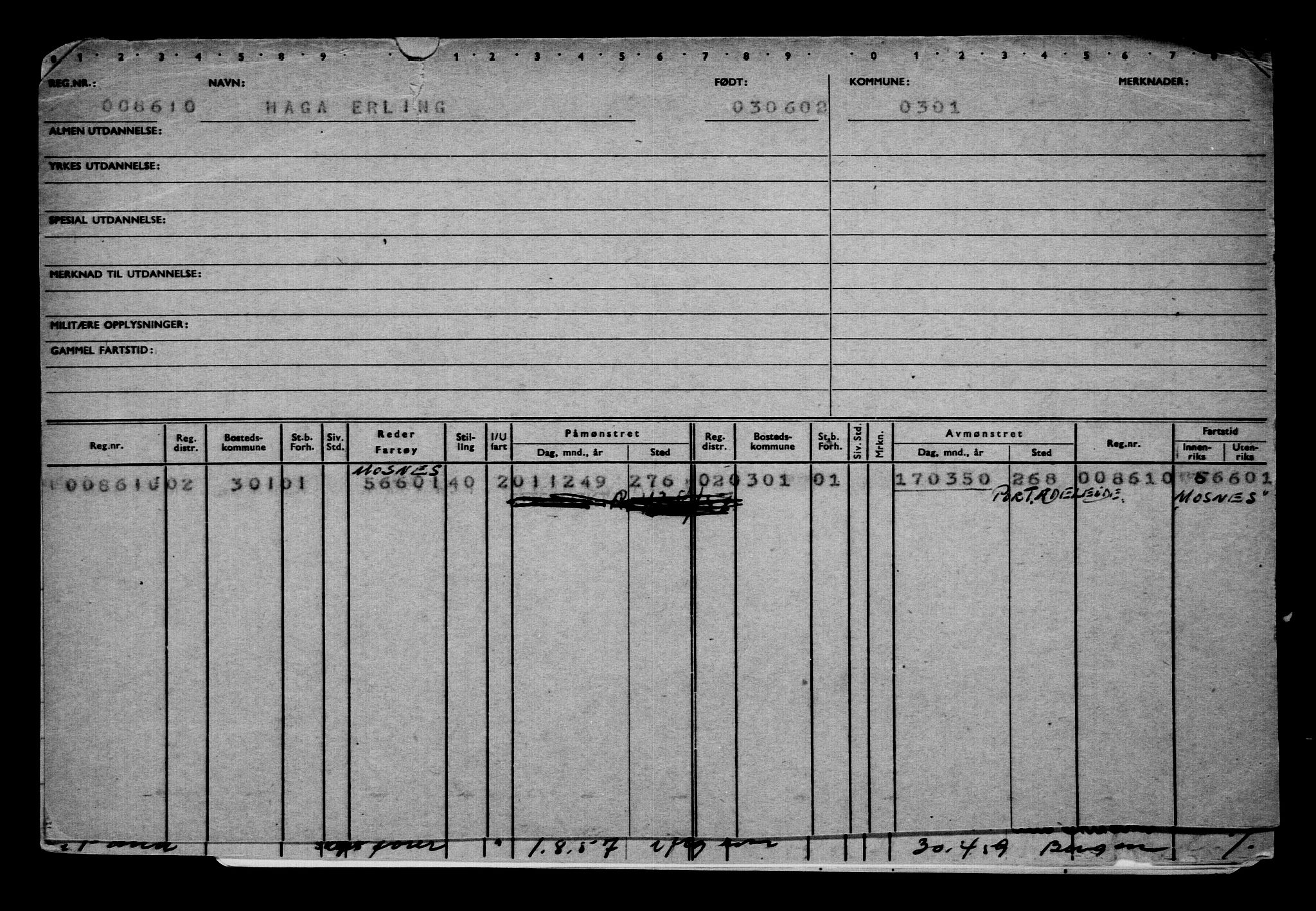 Direktoratet for sjømenn, RA/S-3545/G/Gb/L0044: Hovedkort, 1902, p. 608