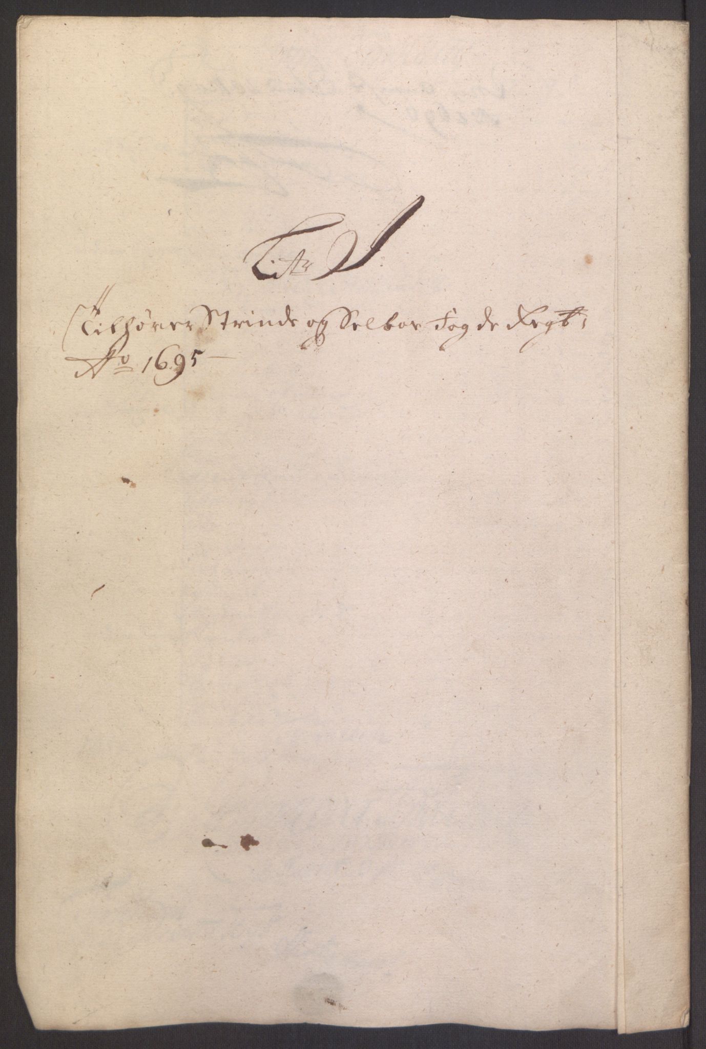 Rentekammeret inntil 1814, Reviderte regnskaper, Fogderegnskap, AV/RA-EA-4092/R61/L4105: Fogderegnskap Strinda og Selbu, 1695, p. 75
