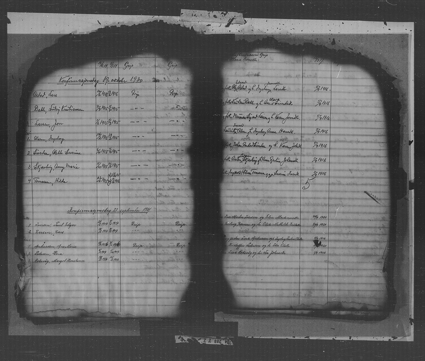 Kristiansund sokneprestkontor, AV/SAT-A-1068/1/I/I1: Parish register (official) no. 37, 1920-1950, p. 5