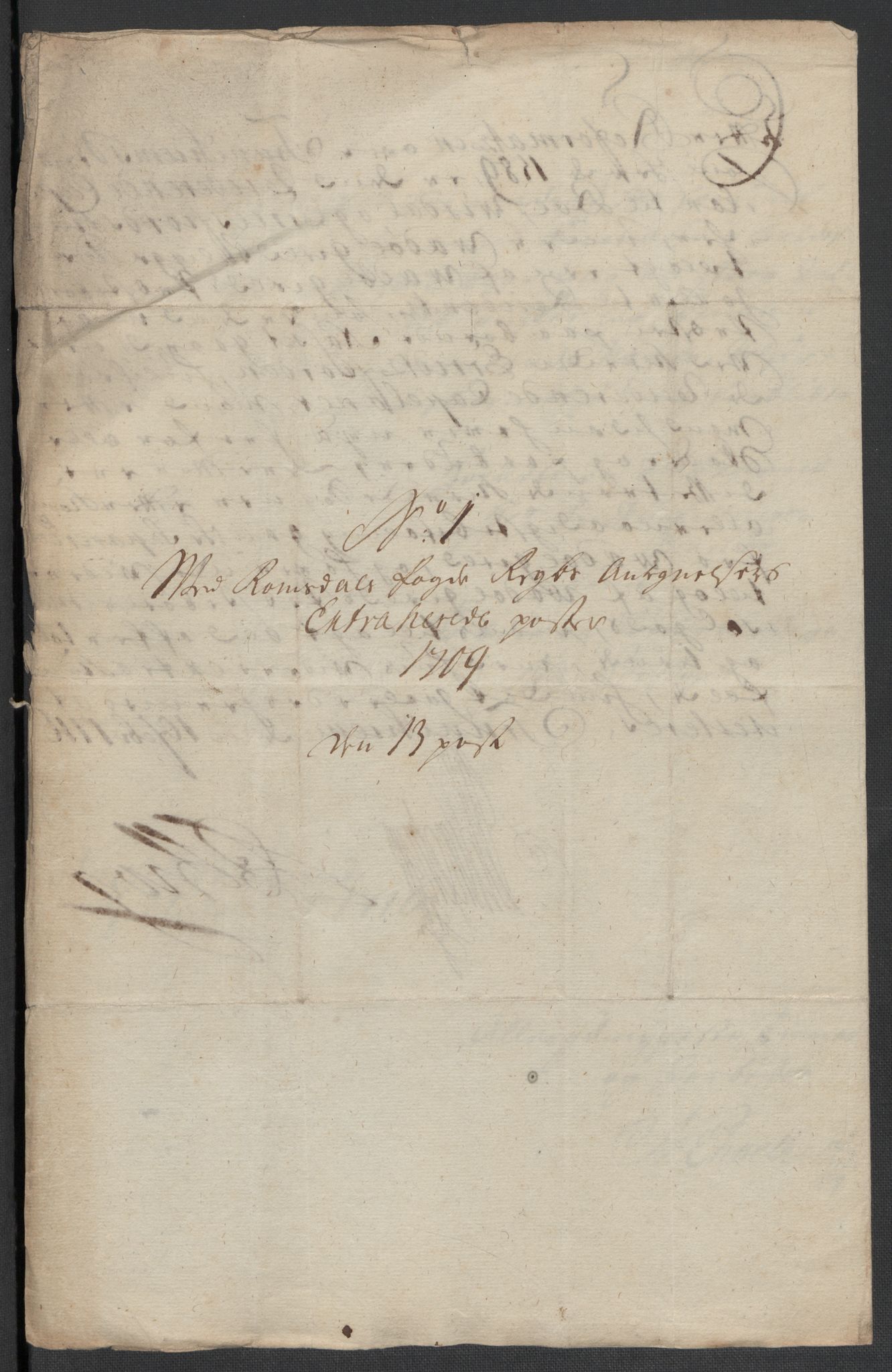 Rentekammeret inntil 1814, Reviderte regnskaper, Fogderegnskap, AV/RA-EA-4092/R55/L3659: Fogderegnskap Romsdal, 1709-1710, p. 247