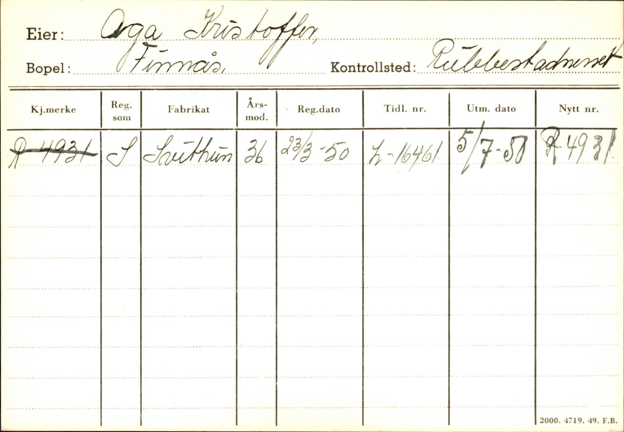 Statens vegvesen, Hordaland vegkontor, AV/SAB-A-5201/2/Ha/L0001: R-eierkort A, 1920-1971, p. 107