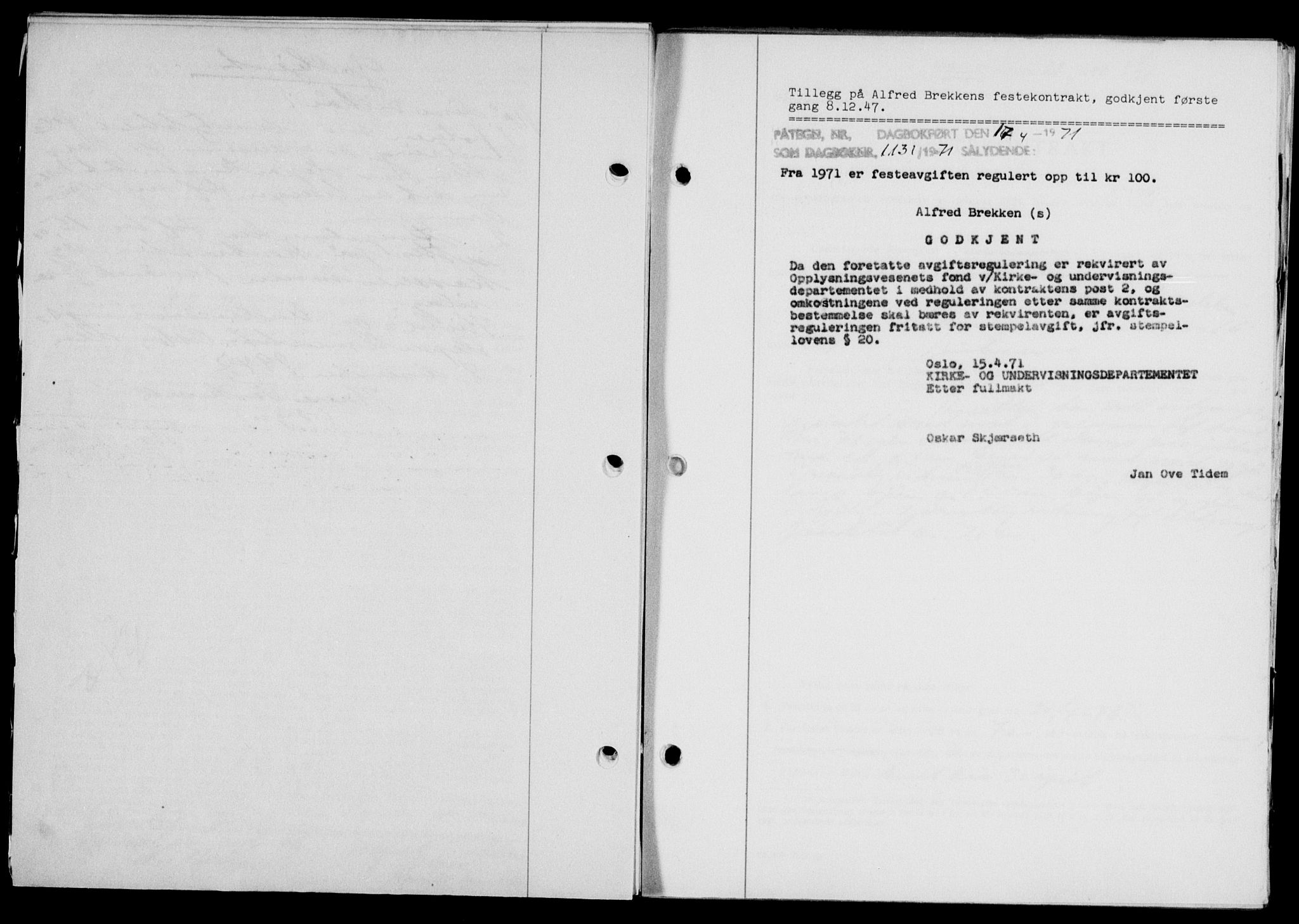 Lofoten sorenskriveri, SAT/A-0017/1/2/2C/L0017a: Mortgage book no. 17a, 1947-1948, Diary no: : 27/1948