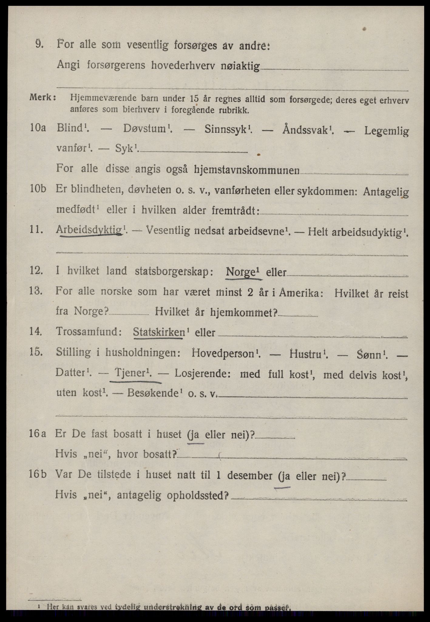 SAT, 1920 census for Surnadal, 1920, p. 4174