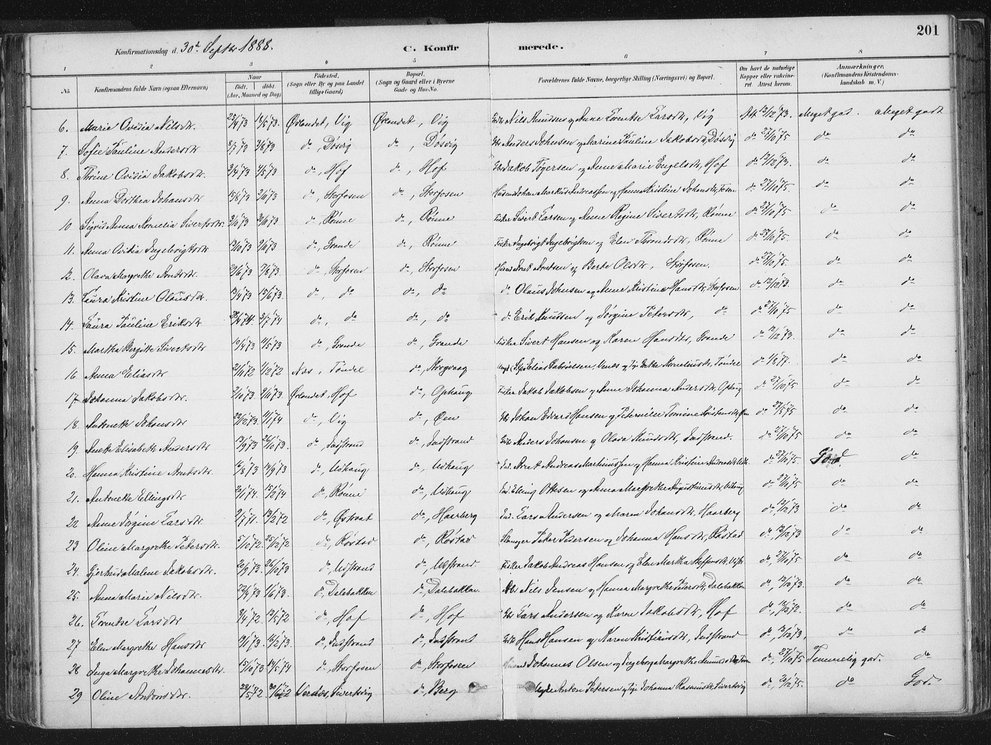 Ministerialprotokoller, klokkerbøker og fødselsregistre - Sør-Trøndelag, SAT/A-1456/659/L0739: Parish register (official) no. 659A09, 1879-1893, p. 201