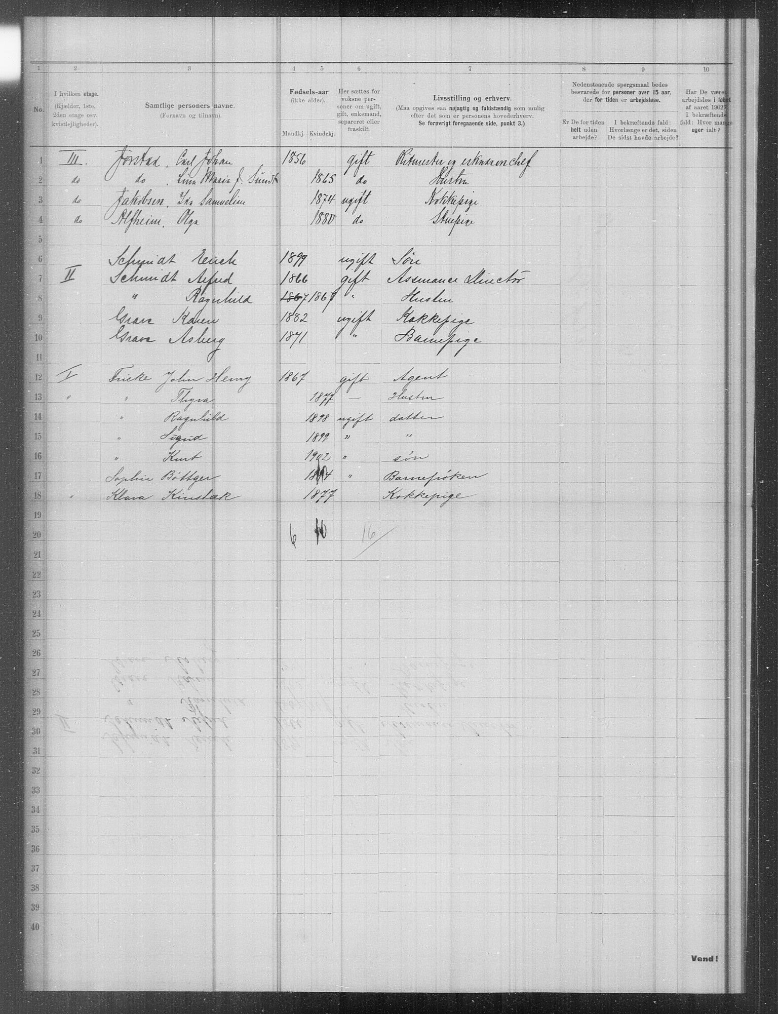 OBA, Municipal Census 1902 for Kristiania, 1902, p. 14273