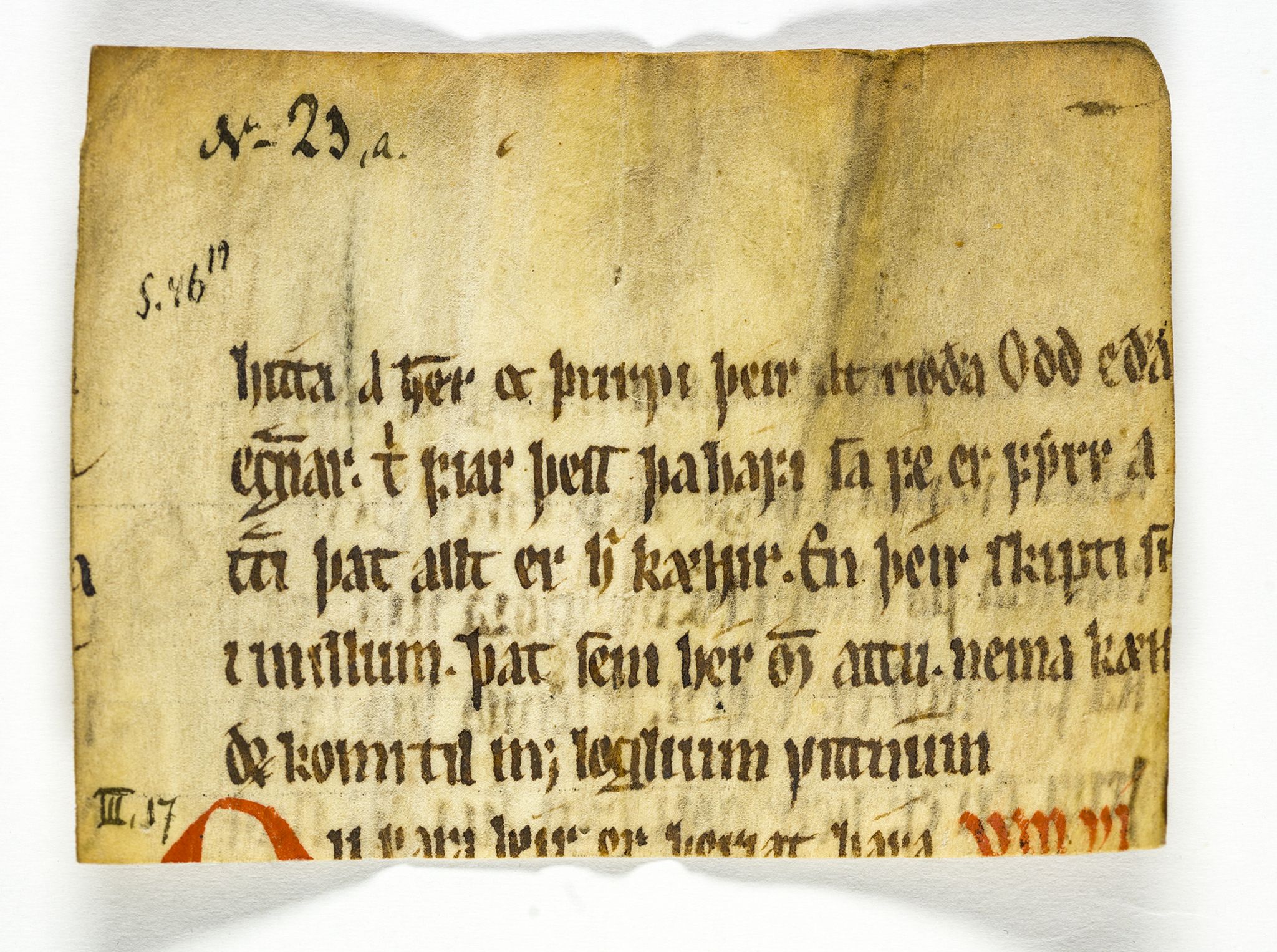 Riksarkivets diplomsamling, AV/RA-EA-5965/F26/L0003: Norrøne membranfragmenter bestand 11-30, 1100-1536, p. 115