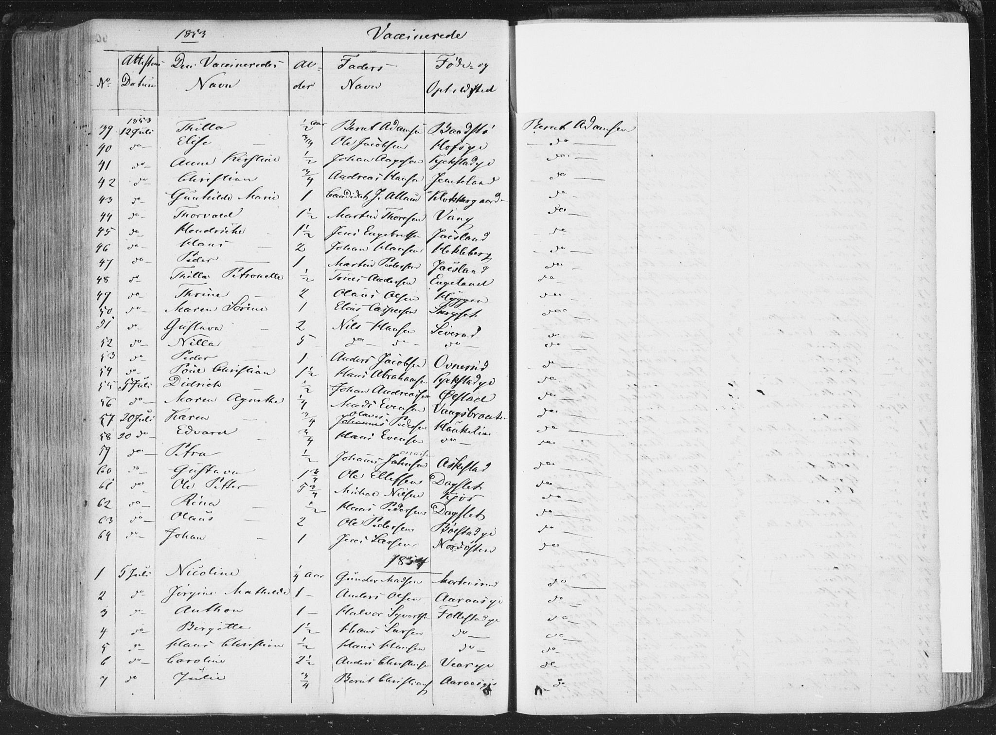 Røyken kirkebøker, AV/SAKO-A-241/F/Fa/L0005: Parish register (official) no. 5, 1833-1856, p. 262