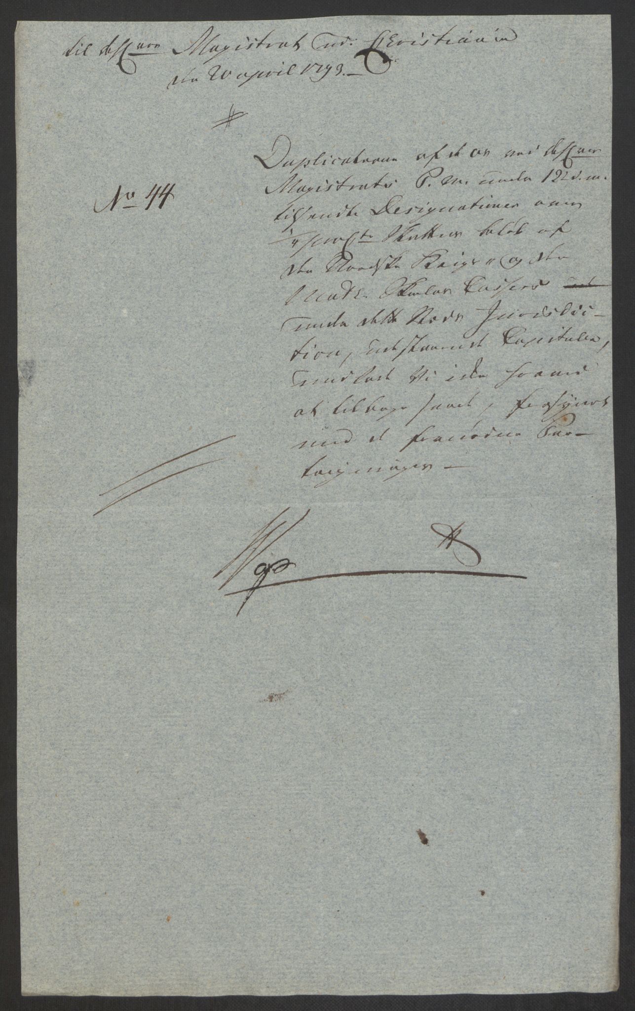 Forsvaret, Den norske kvesthuskasse/krigshospitalkasse, AV/RA-RAFA-1887/F/Fa/L0008: Konsepter, 1790-1793, p. 1086