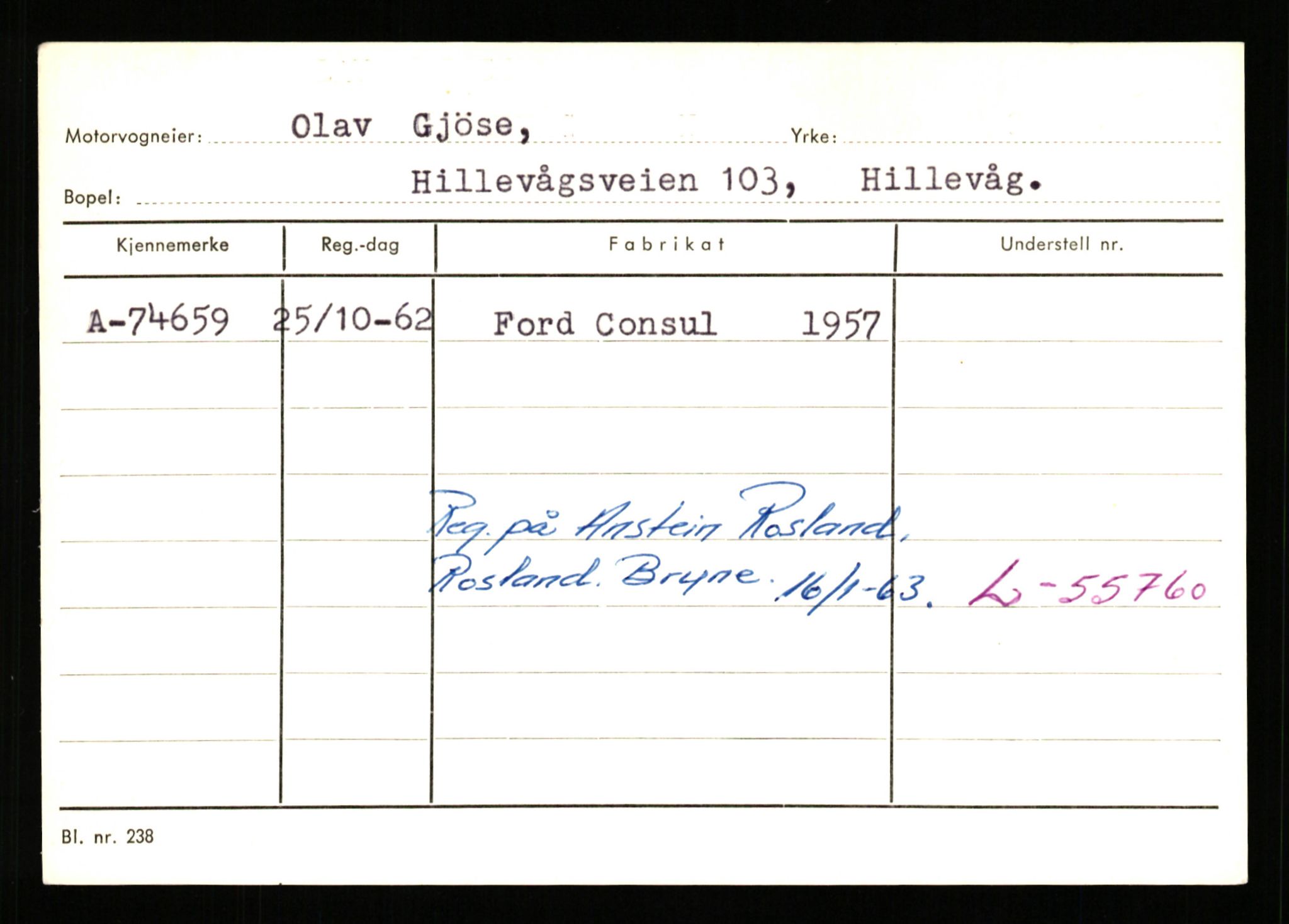 Stavanger trafikkstasjon, AV/SAST-A-101942/0/G/L0008: Registreringsnummer: 67519 - 84533, 1930-1971, p. 1043