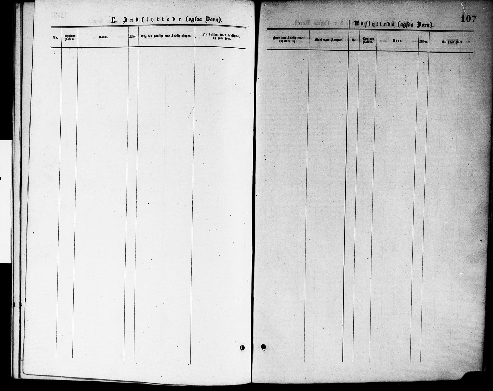 Paulus prestekontor Kirkebøker, AV/SAO-A-10871/F/Fa/L0002: Parish register (official) no. 2, 1875-1878, p. 107