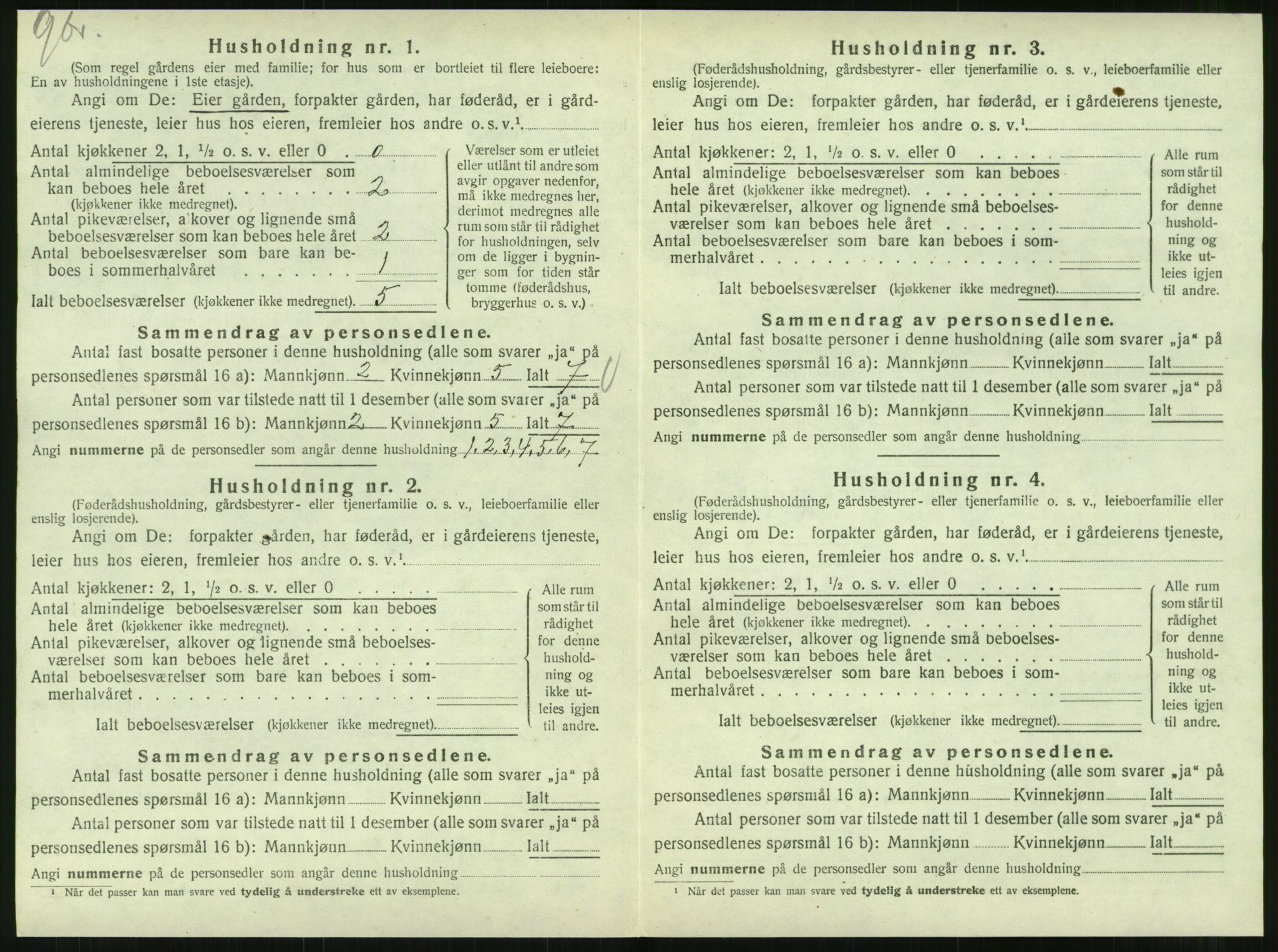 SAT, 1920 census for Hattfjelldal, 1920, p. 353