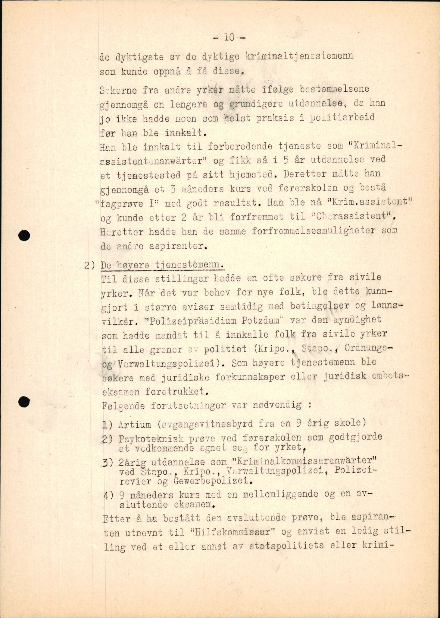 Rudolf Kerner - rapporter, AV/SAK-D/1272/F/L0001: Rapporter vedr. det tyske sikkerhetspolitiets aksjoner, 1946, p. 10