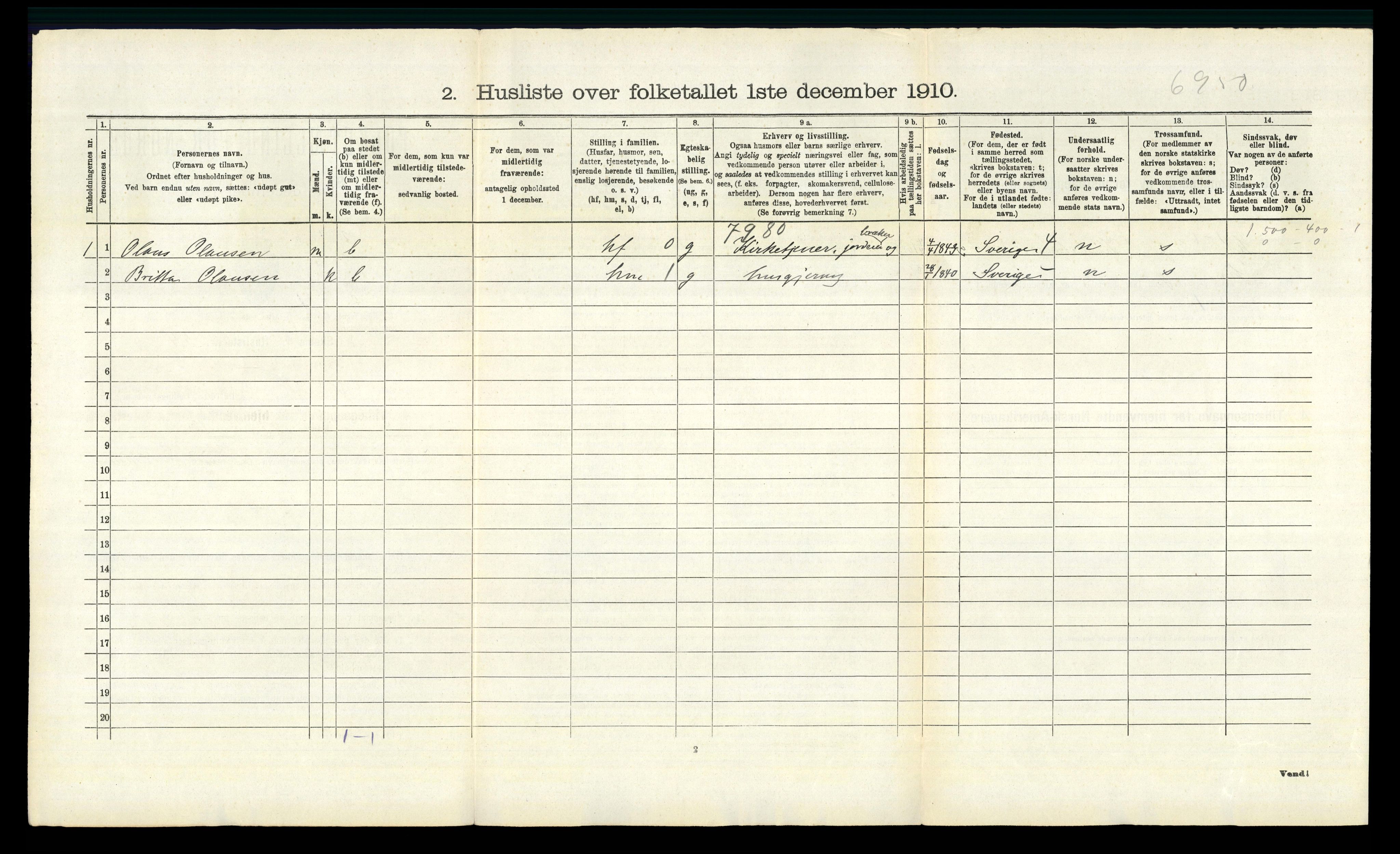 RA, 1910 census for Hvaler, 1910, p. 673