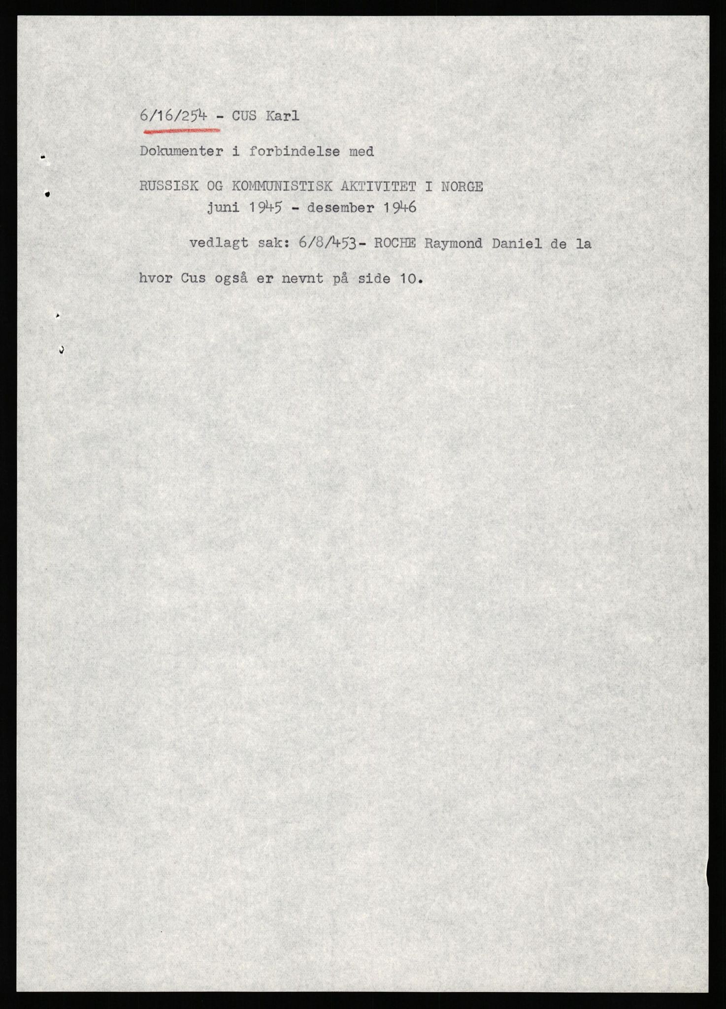 Forsvaret, Forsvarets overkommando II, RA/RAFA-3915/D/Db/L0038: CI Questionaires. Tyske okkupasjonsstyrker i Norge. Østerrikere., 1945-1946, p. 214