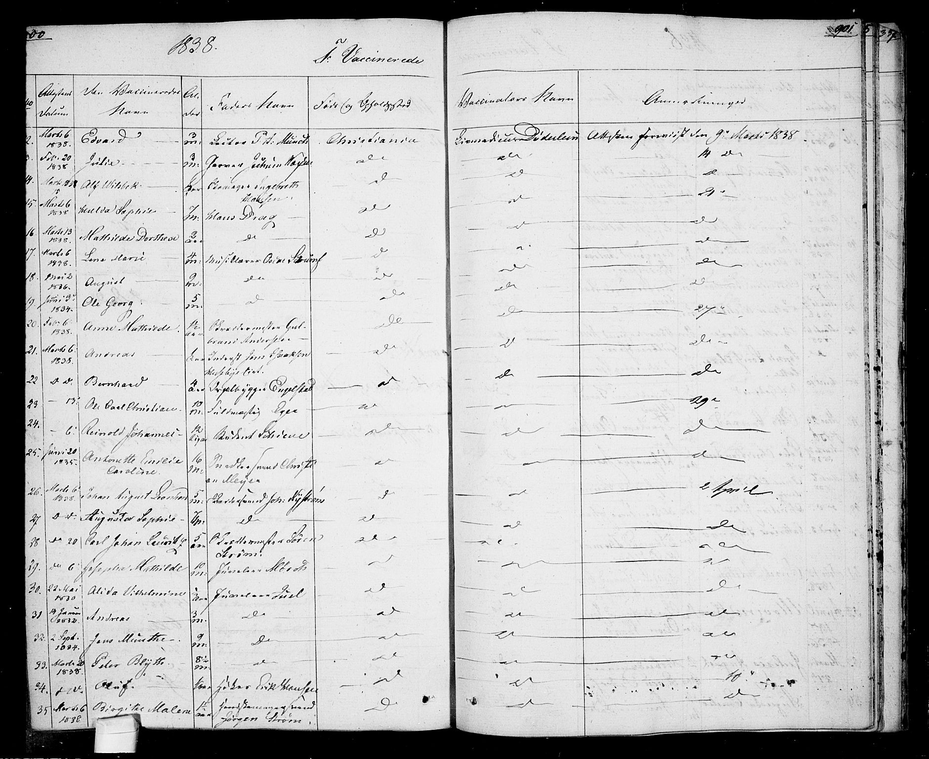 Oslo domkirke Kirkebøker, SAO/A-10752/F/Fa/L0022: Parish register (official) no. 22, 1824-1829, p. 900-901