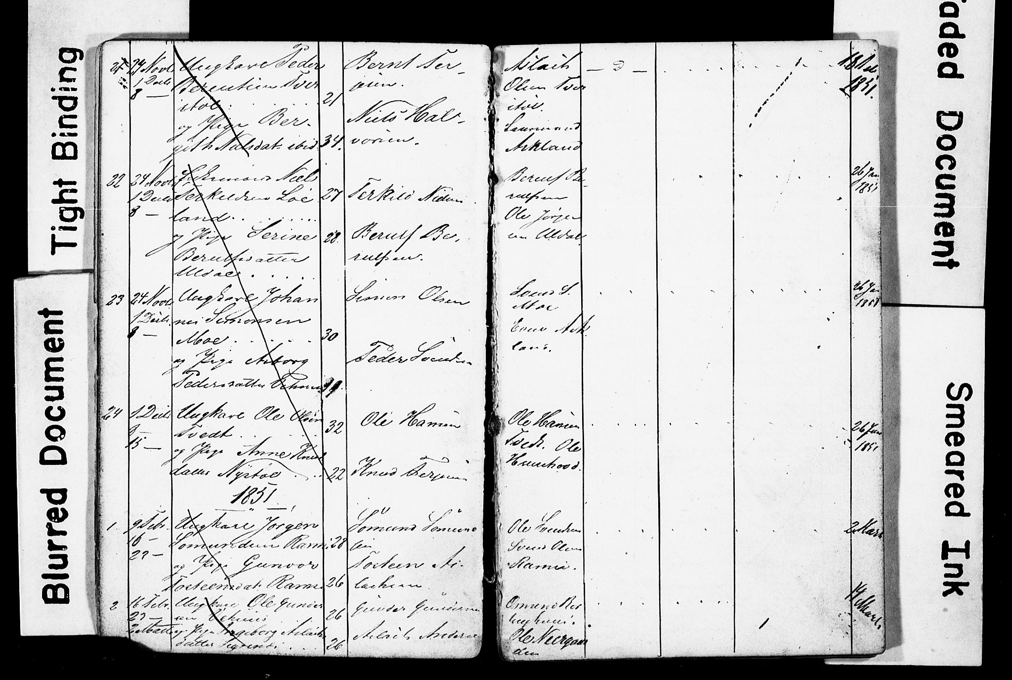 Åmli sokneprestkontor, AV/SAK-1111-0050/F/Ff/L0001: Parish register draft no. A VI 19, 1848-1864