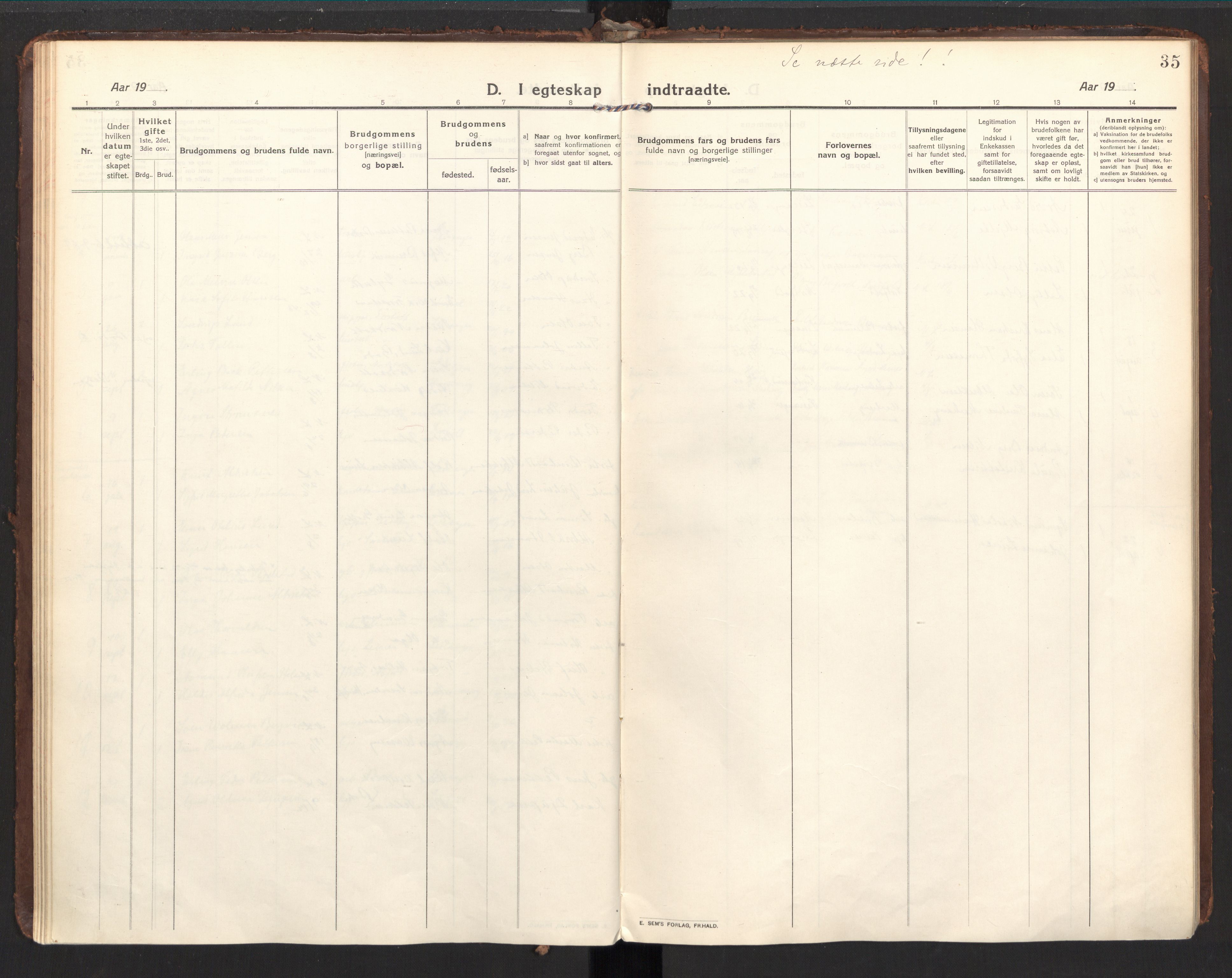 Ministerialprotokoller, klokkerbøker og fødselsregistre - Nordland, SAT/A-1459/857/L0825: Parish register (official) no. 857A05, 1917-1946, p. 35