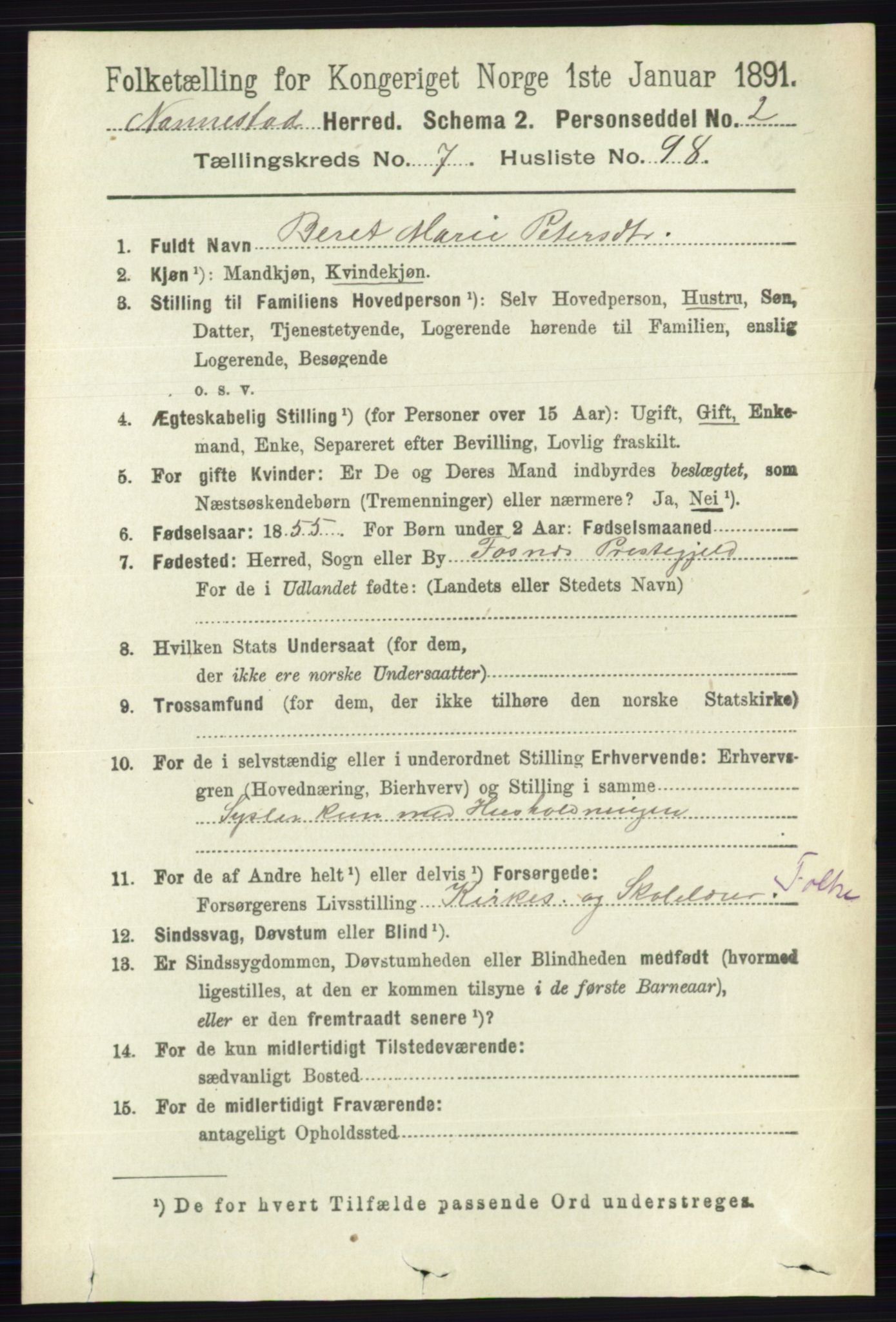 RA, 1891 census for 0238 Nannestad, 1891, p. 4321