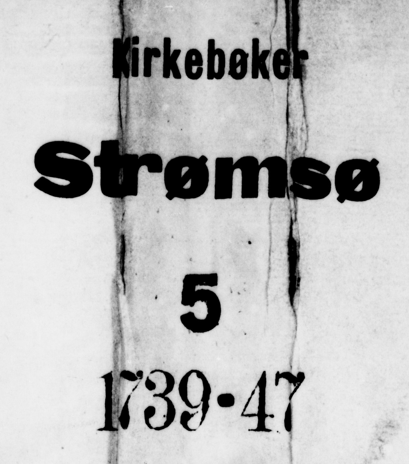 Strømsø kirkebøker, AV/SAKO-A-246/F/Fa/L0006: Parish register (official) no. I 6, 1740-1747
