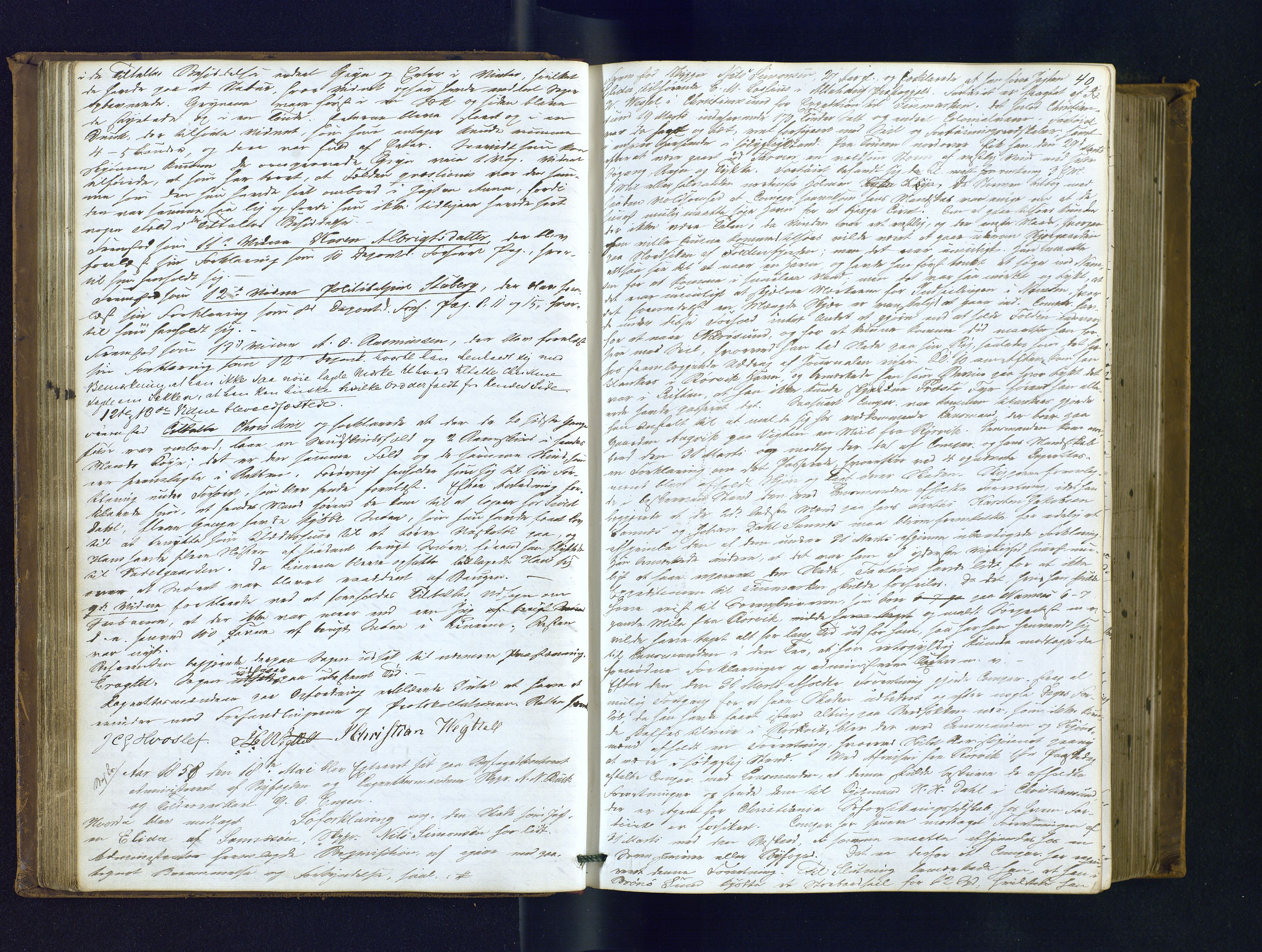 Byfogden i Hammerfest, AV/SATØ-S-0064/G/L0115: Ekstrarettsprotokoll m/reg., 1857-1864, p. 40