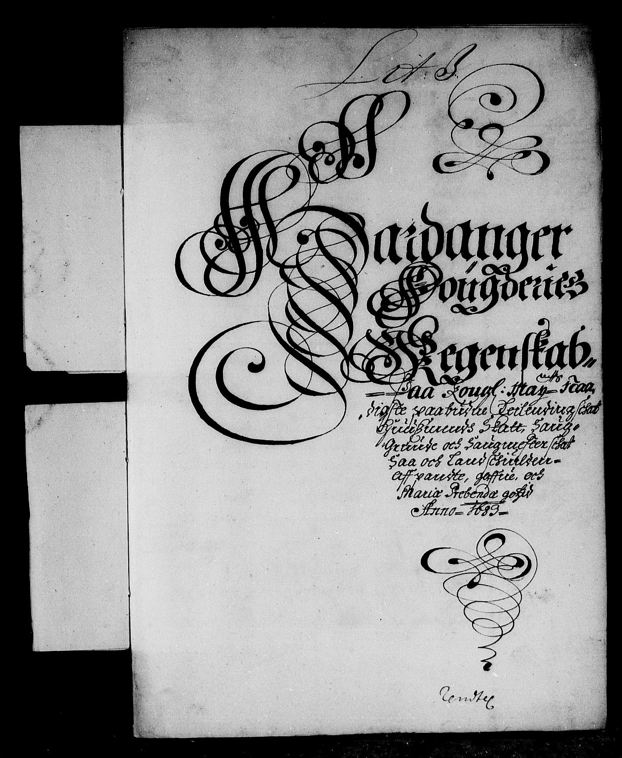 Rentekammeret inntil 1814, Reviderte regnskaper, Stiftamtstueregnskaper, Bergen stiftamt, RA/EA-6043/R/Rc/L0070: Bergen stiftamt, 1683