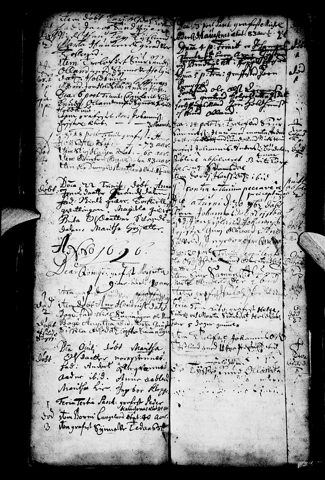 Os sokneprestembete, SAB/A-99929: Parish register (official) no. A 4, 1669-1760, p. 28