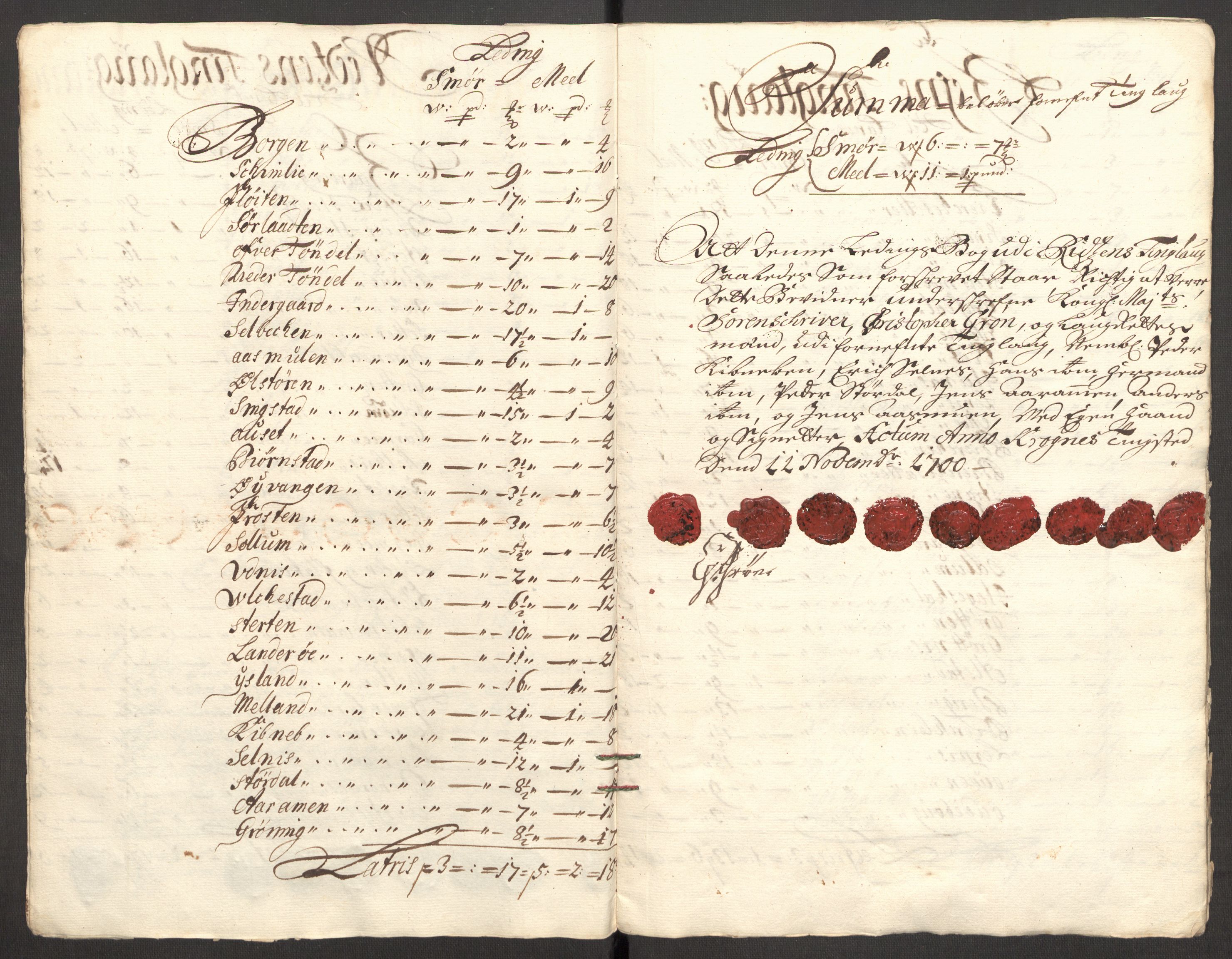 Rentekammeret inntil 1814, Reviderte regnskaper, Fogderegnskap, AV/RA-EA-4092/R57/L3854: Fogderegnskap Fosen, 1700-1701, p. 26