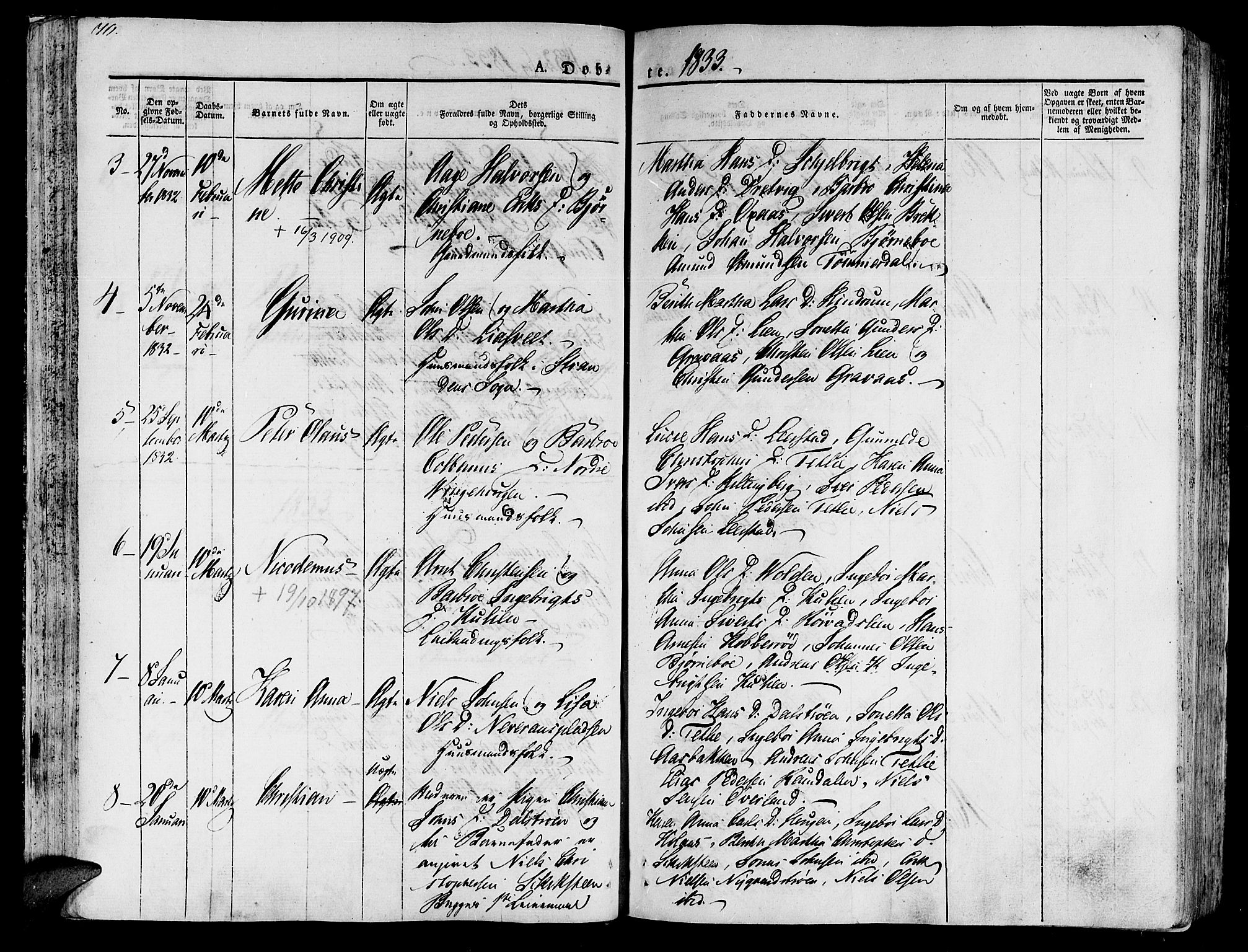 Ministerialprotokoller, klokkerbøker og fødselsregistre - Nord-Trøndelag, SAT/A-1458/701/L0006: Parish register (official) no. 701A06, 1825-1841, p. 70