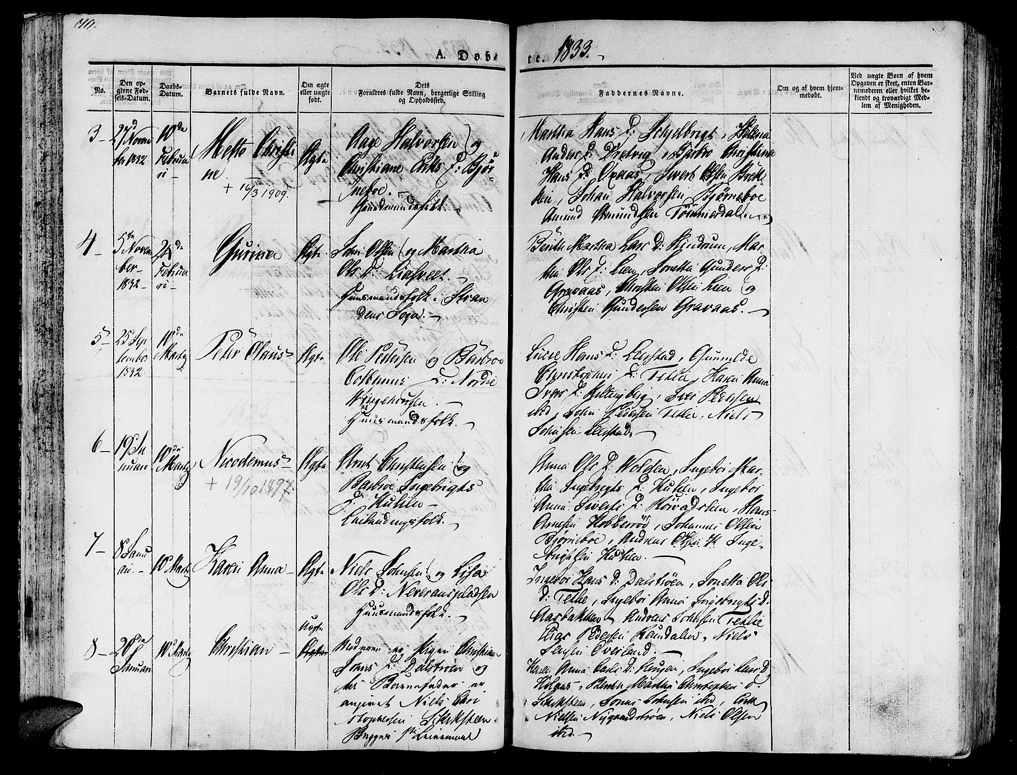 Ministerialprotokoller, klokkerbøker og fødselsregistre - Nord-Trøndelag, AV/SAT-A-1458/701/L0006: Parish register (official) no. 701A06, 1825-1841, p. 70