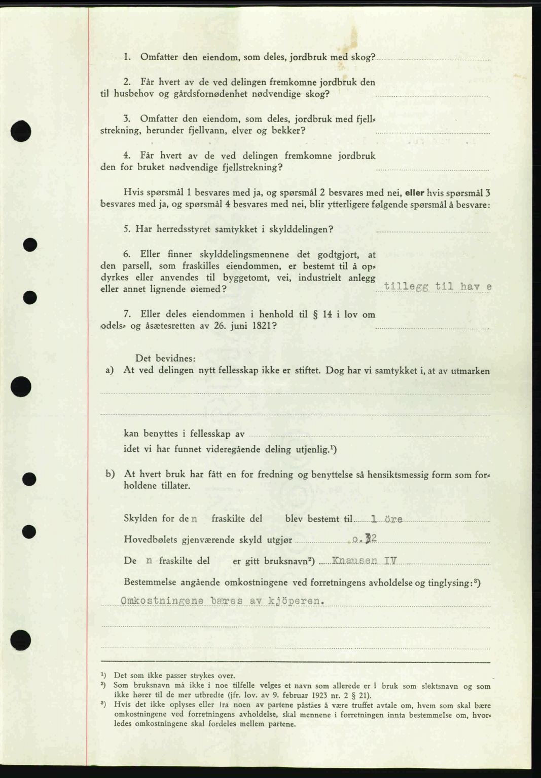 Tønsberg sorenskriveri, AV/SAKO-A-130/G/Ga/Gaa/L0009: Mortgage book no. A9, 1940-1941, Diary no: : 1439/1940