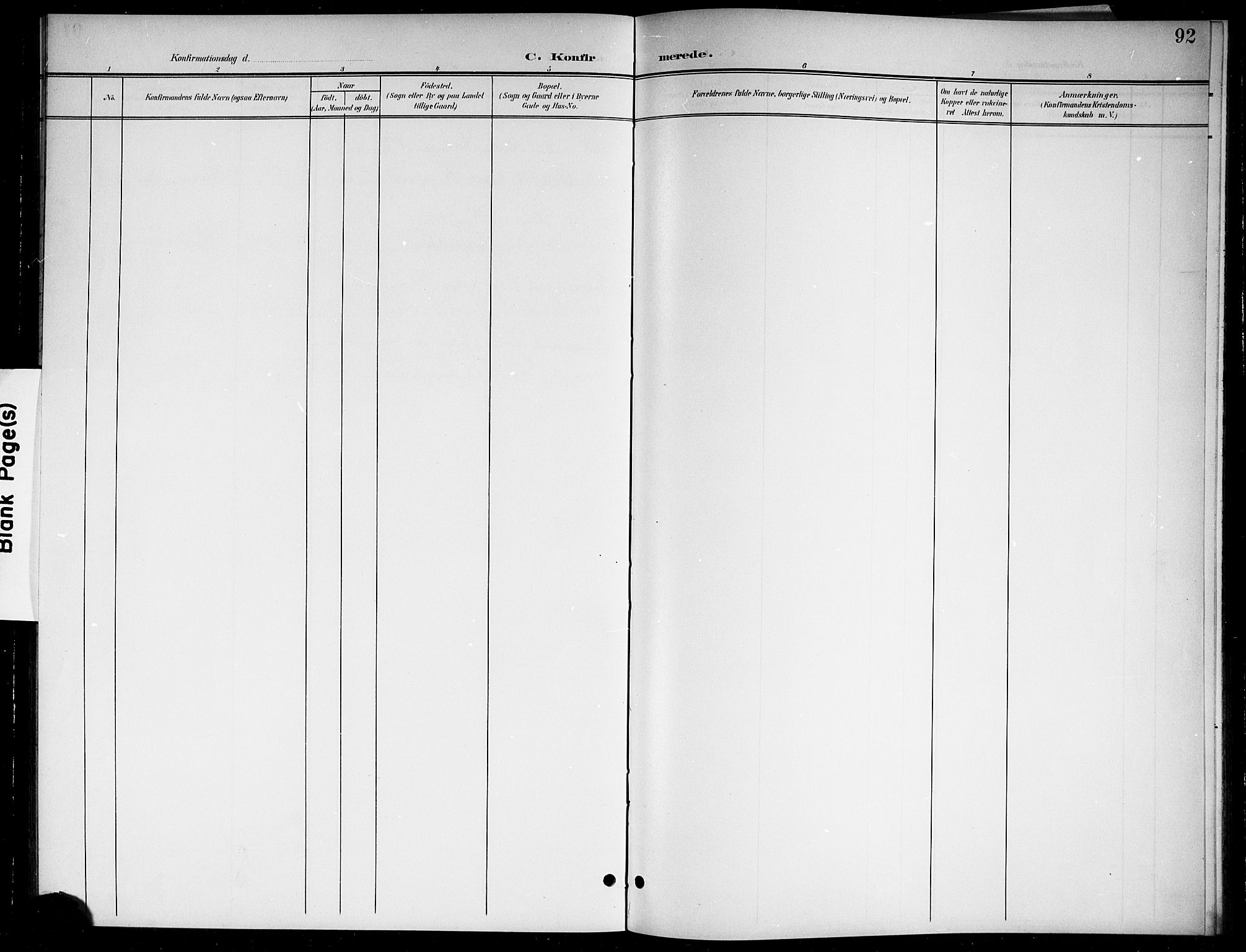 Sigdal kirkebøker, SAKO/A-245/G/Gb/L0003: Parish register (copy) no. II 3, 1901-1916, p. 92