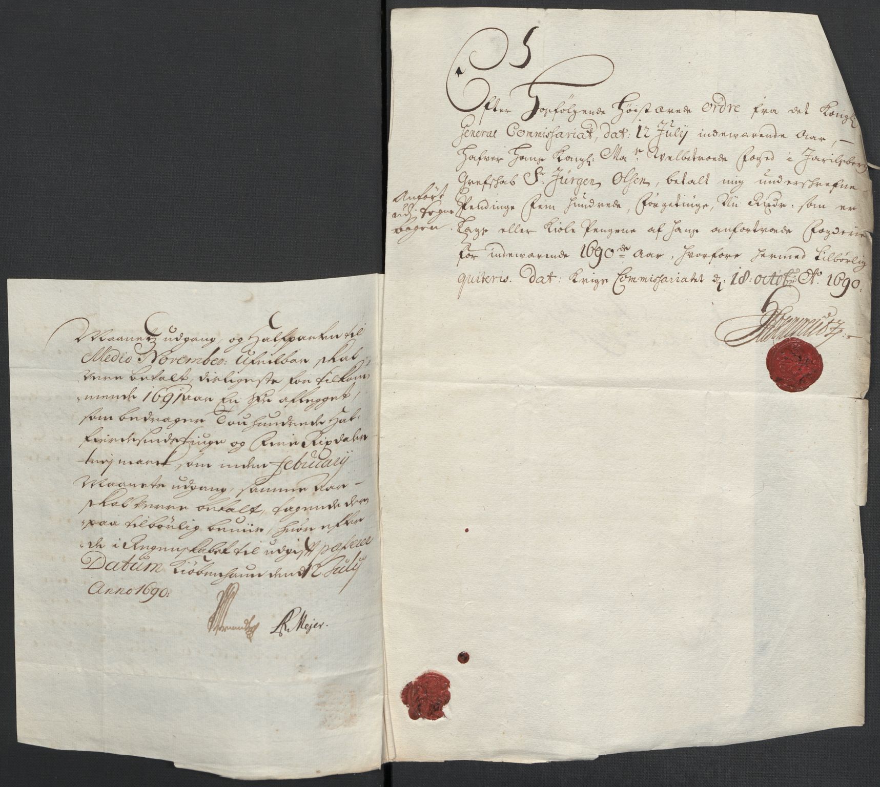 Rentekammeret inntil 1814, Reviderte regnskaper, Fogderegnskap, AV/RA-EA-4092/R32/L1861: Fogderegnskap Jarlsberg grevskap, 1686-1690, p. 384