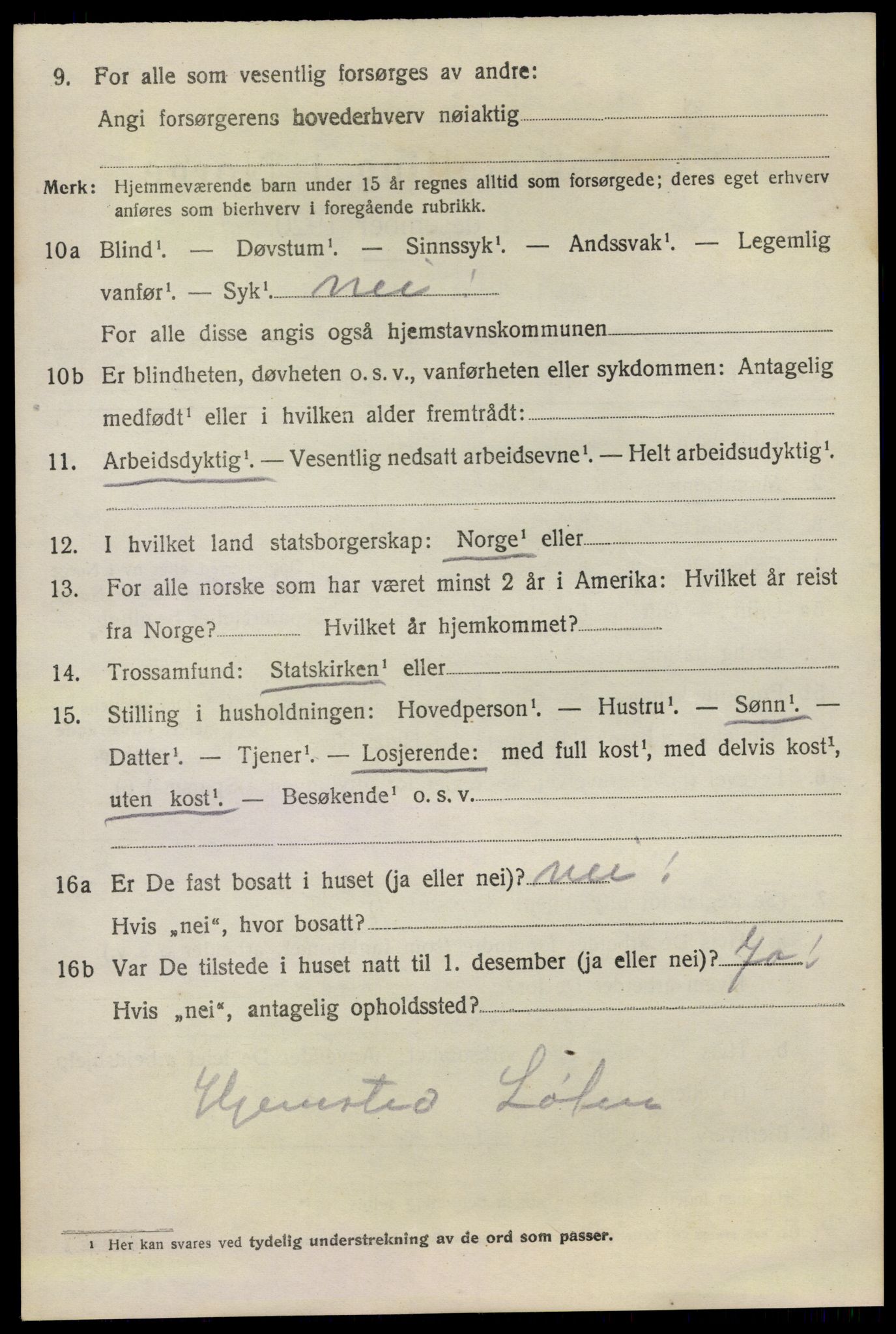 SAO, 1920 census for Bærum, 1920, p. 6125