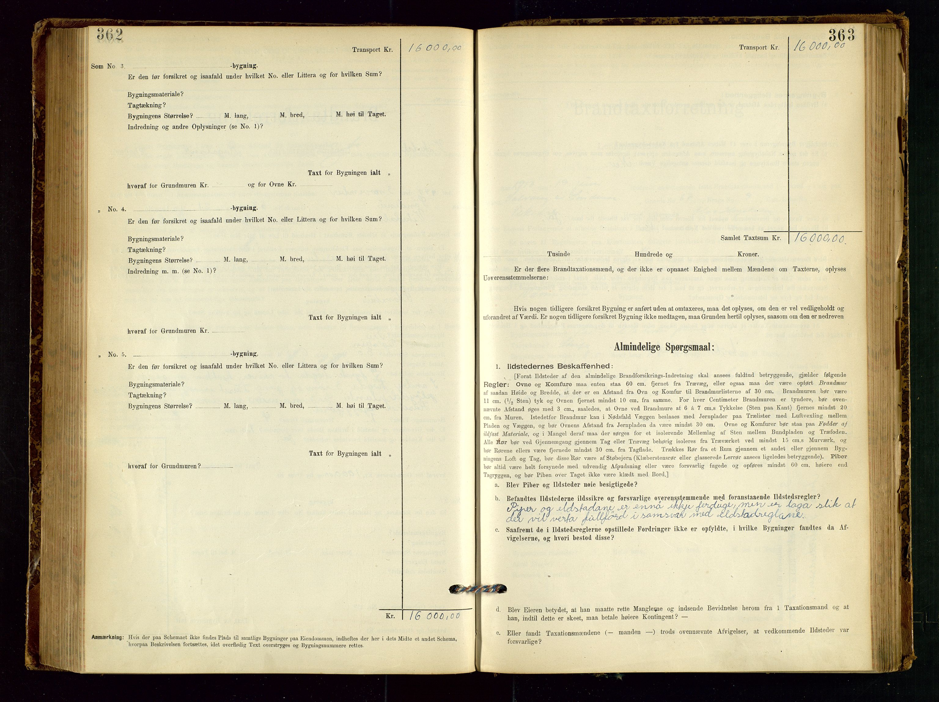 Vikedal lensmannskontor, AV/SAST-A-100179/Gob/L0004: Branntakstprotokoll, 1894-1952, p. 362-363