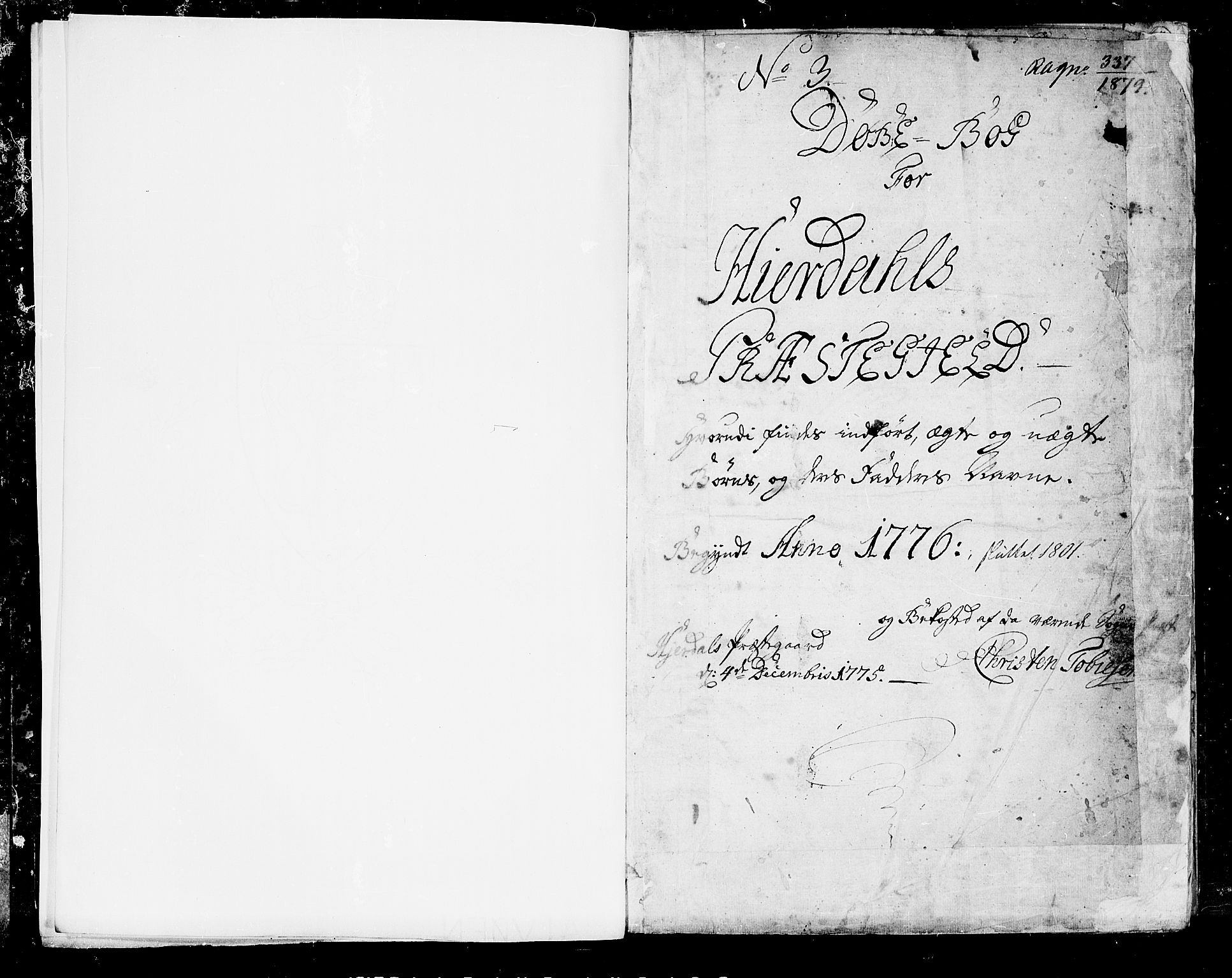 Hjartdal kirkebøker, AV/SAKO-A-270/F/Fa/L0005: Parish register (official) no. I 5, 1776-1801