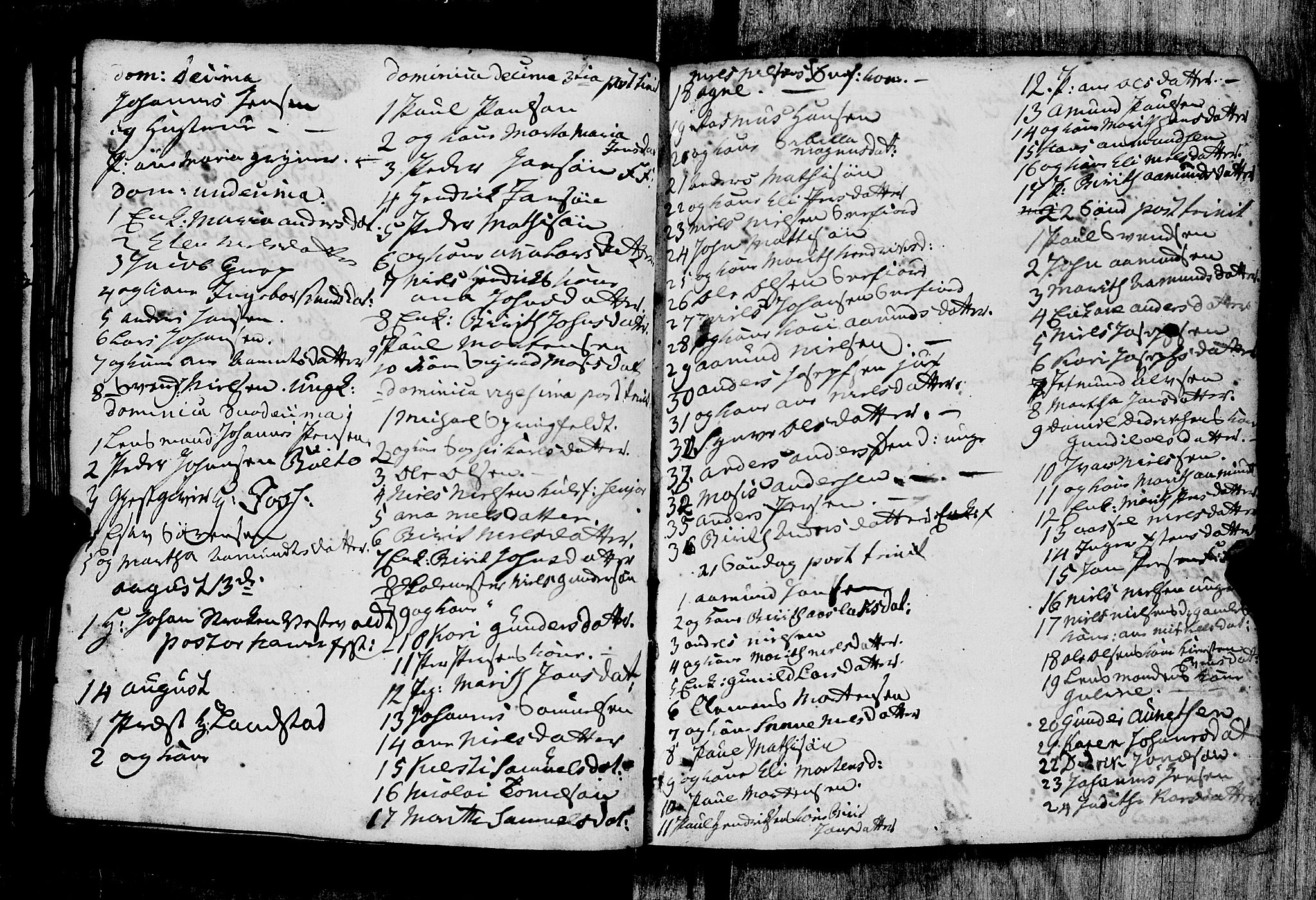 Måsøy sokneprestkontor, AV/SATØ-S-1348/B/L0026: Communicants register no. 26 (1), 1749-1804